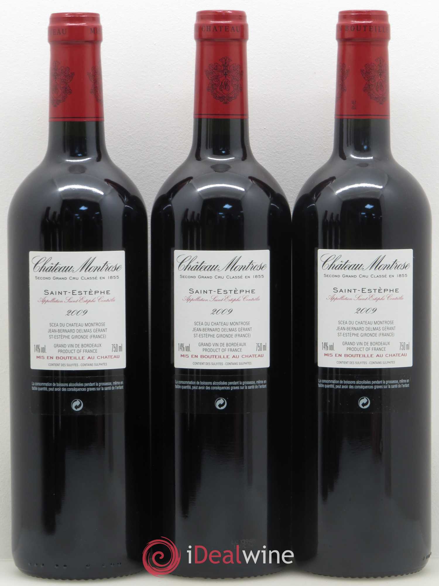 Château Montrose 2ème Grand Cru Classé 2009 - Lot de 6 bouteilles - 2