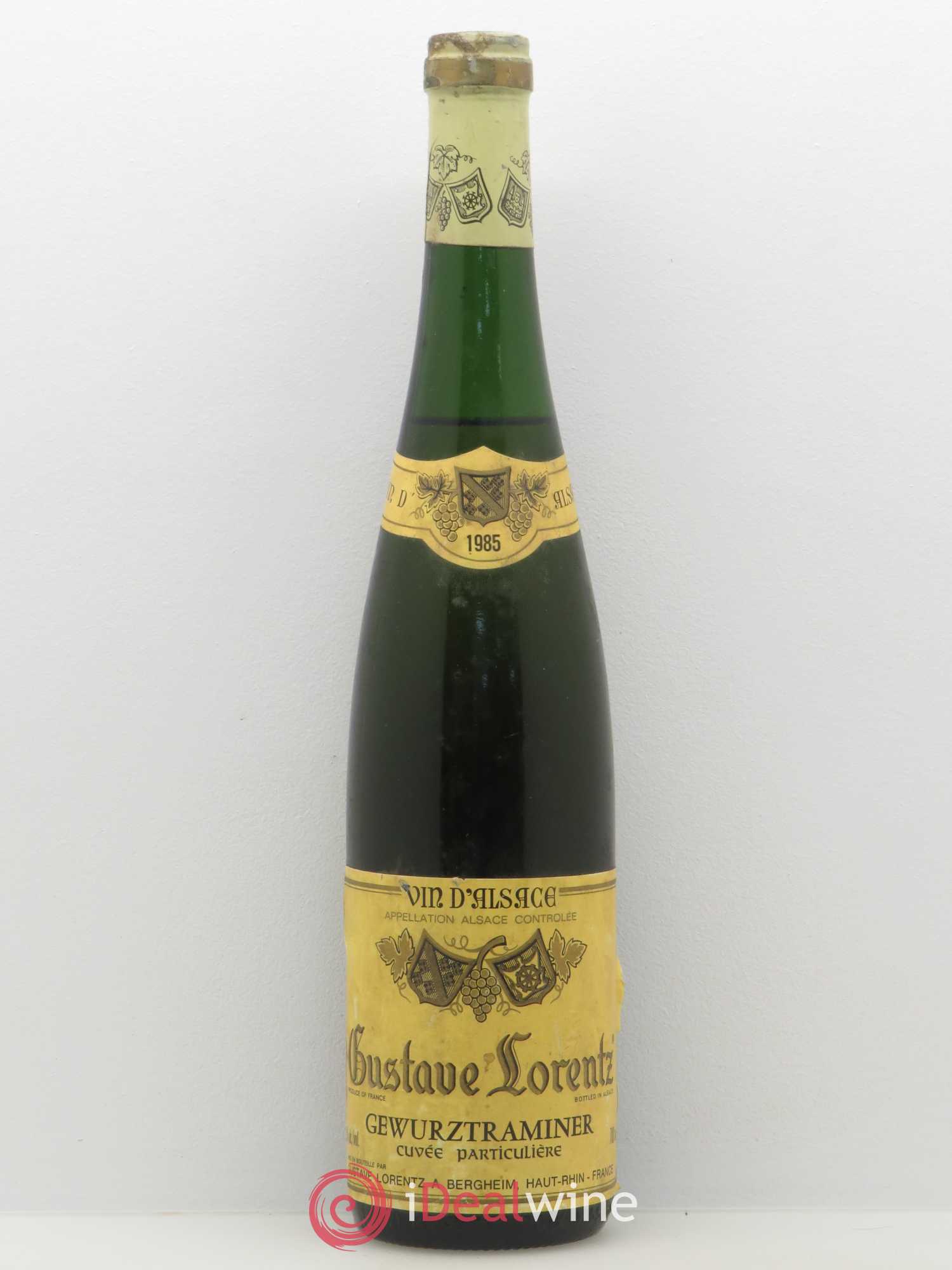 Gewurztraminer Cuvée Particulière Gustave Lorentz 1985 - Posten von 1 Flasche - 0