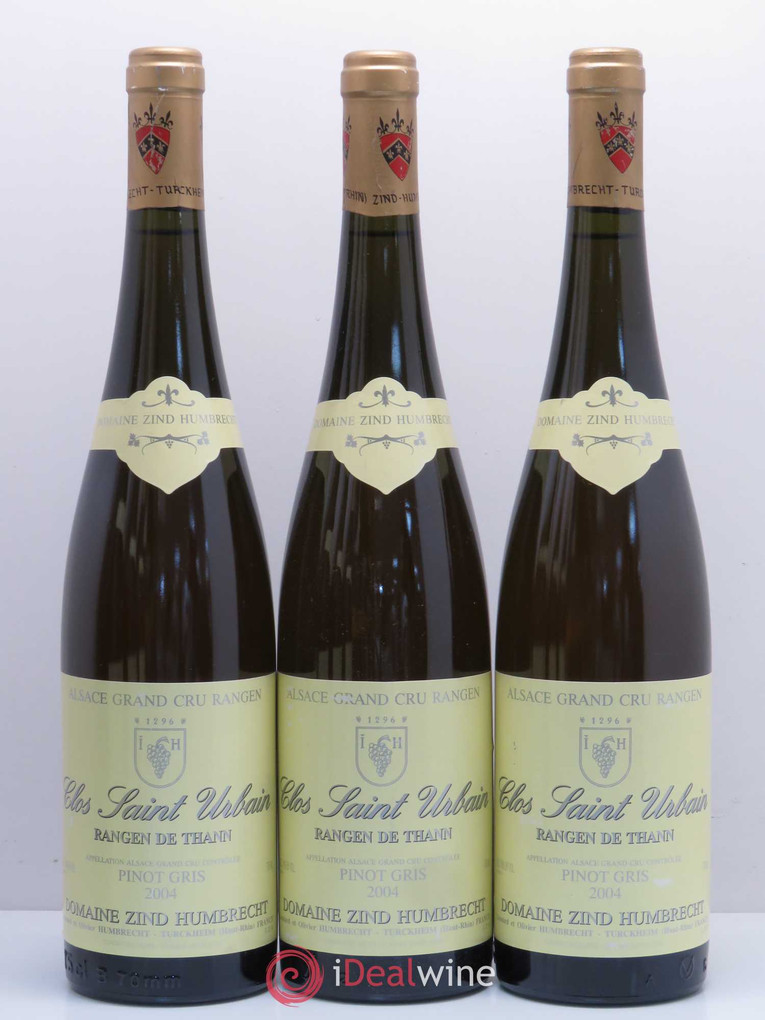 Alsace Pinot Gris Grand Cru Rangen de Thann Clos Saint-Urbain Zind-Humbrecht (Domaine) 2004 - Lot de 6 bouteilles - 2