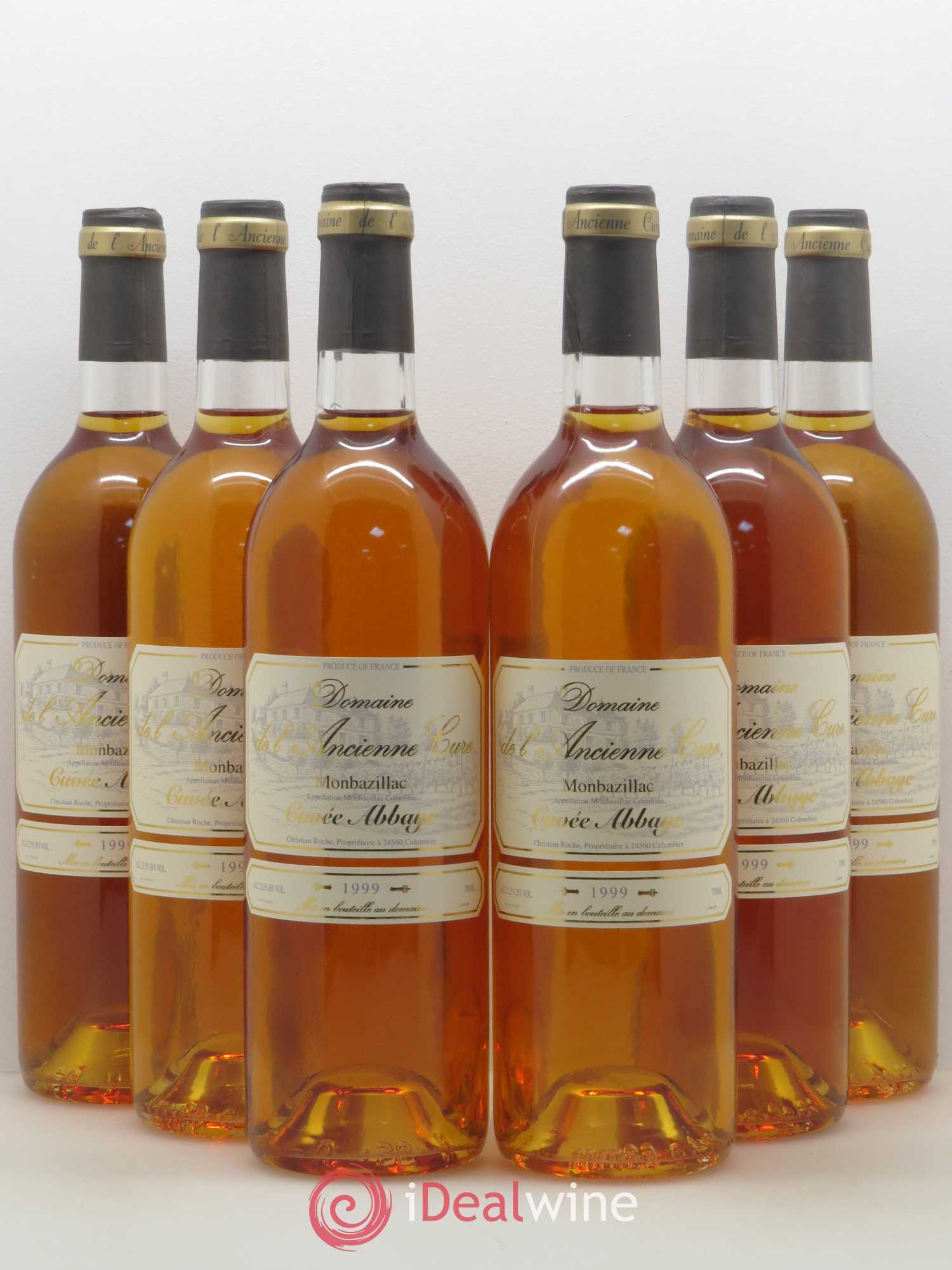 Monbazillac Cuvée Abbaye Domaine de l'Ancienne cure (sans prix de réserve) 1999 - Lotto di 6 bottiglie - 0