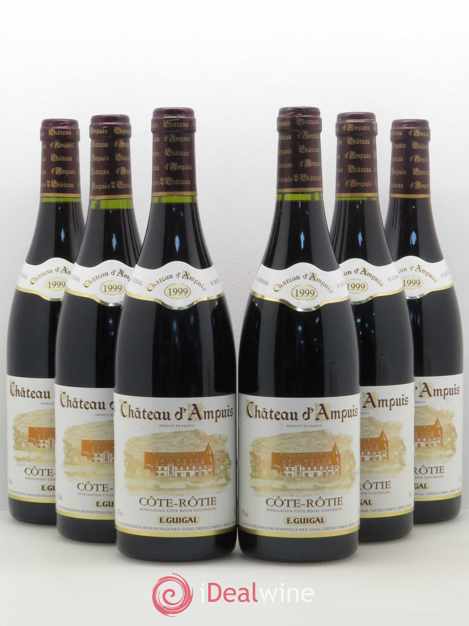 Côte-Rôtie Château d'Ampuis Guigal 1999 - Lot de 6 bouteilles - 0