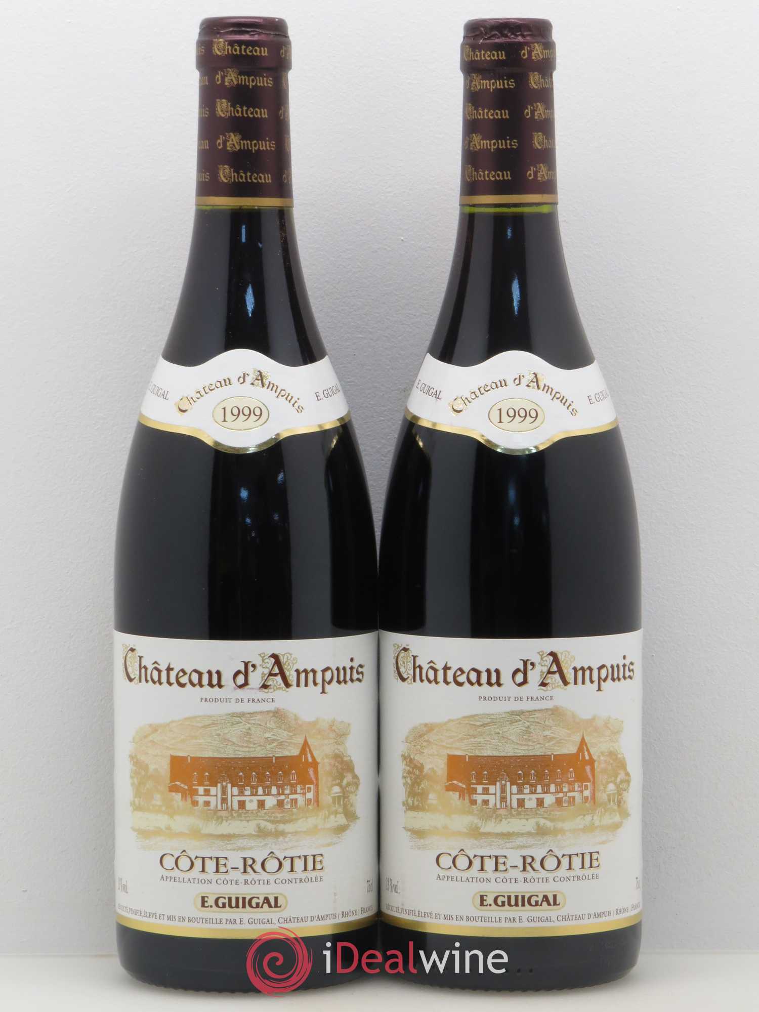 Côte-Rôtie Château d'Ampuis Guigal 1999 - Lot de 2 bouteilles - 0