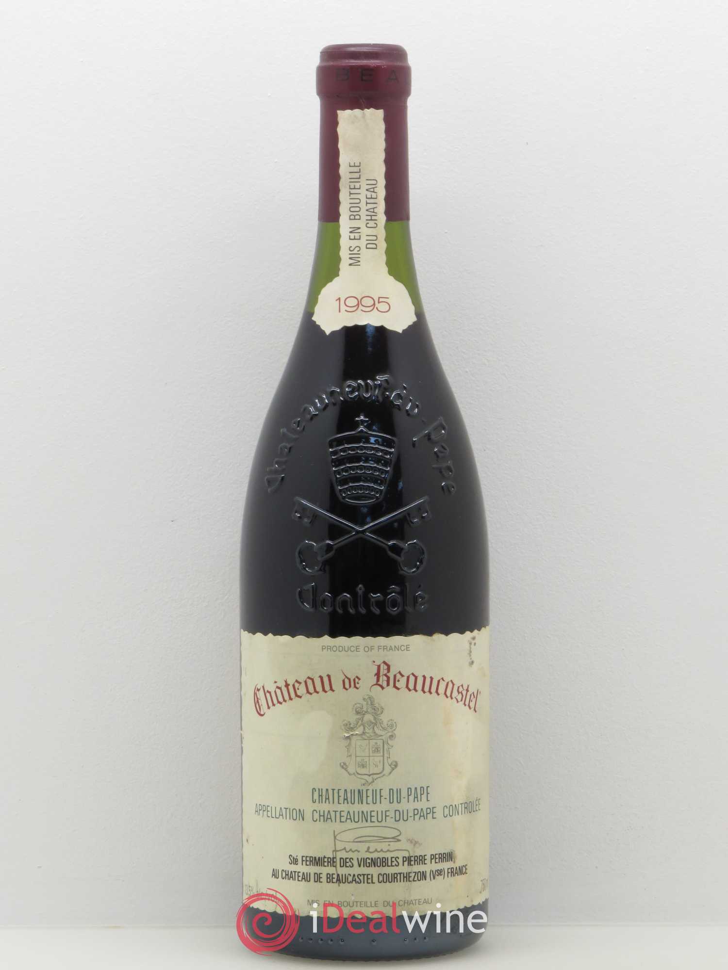 Châteauneuf-du-Pape Château de Beaucastel Famille Perrin 1995 - Lot de 1 bouteille - 0
