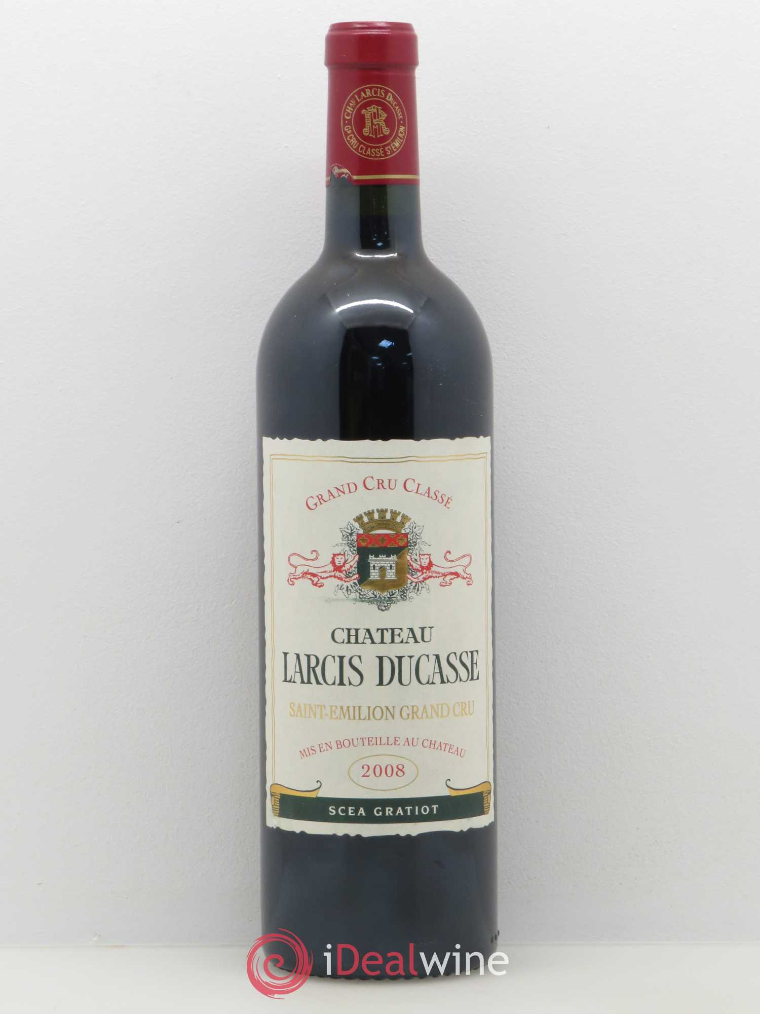 Château Larcis Ducasse 1er Grand Cru Classé B 2008 - Lot de 1 bouteille - 0