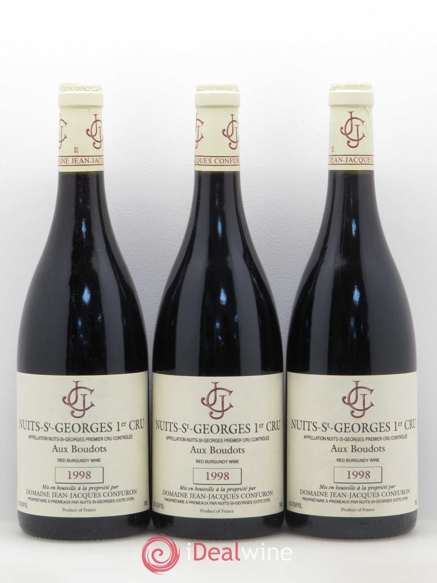 Nuits-Saint-Georges 1er Cru Aux Boudots Jean-Jacques Confuron 1998 - Lot de 6 bouteilles - 2