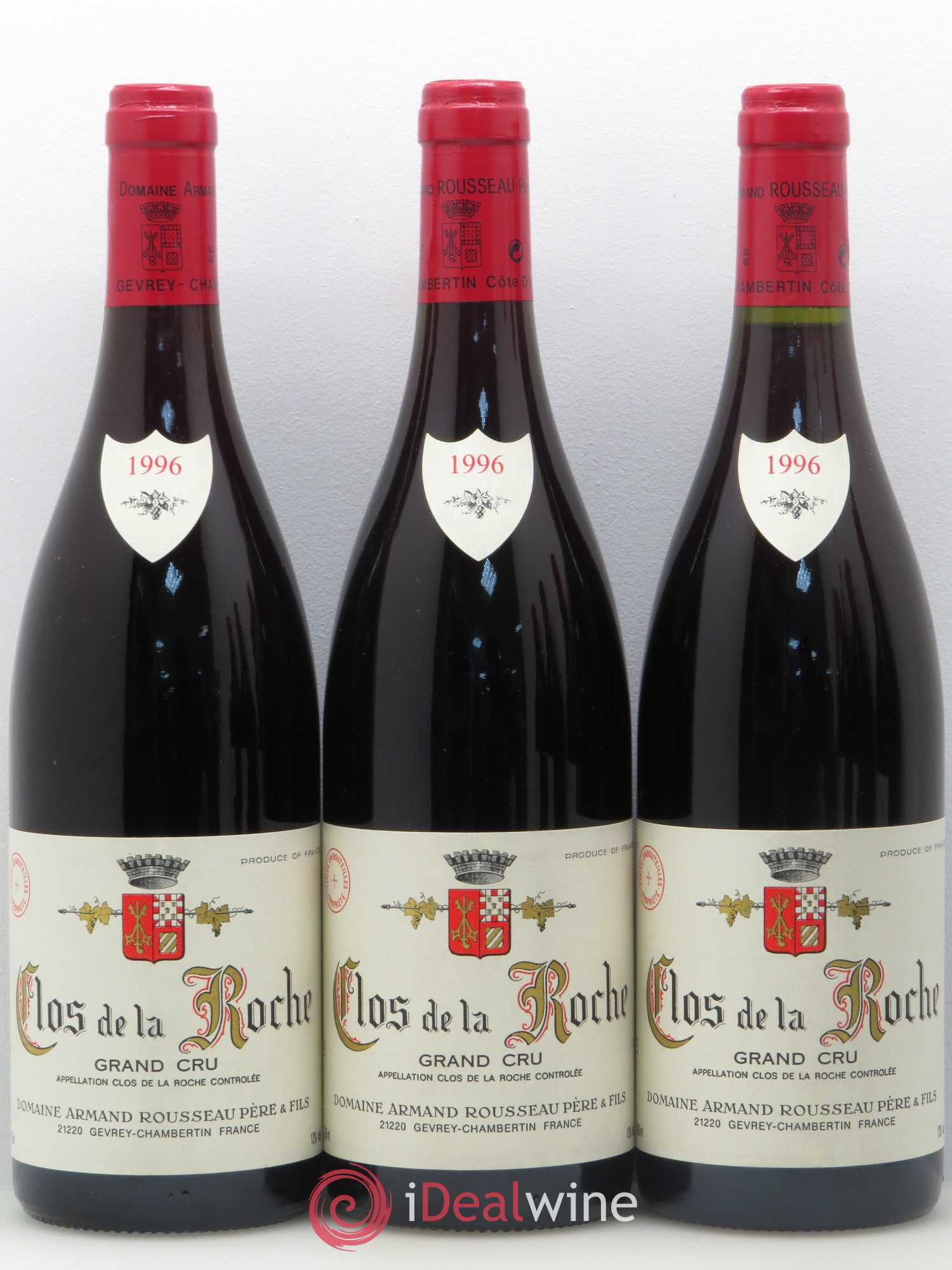 Clos de la Roche Grand Cru Armand Rousseau (Domaine) 1996 - Lot de 6 bouteilles - 1