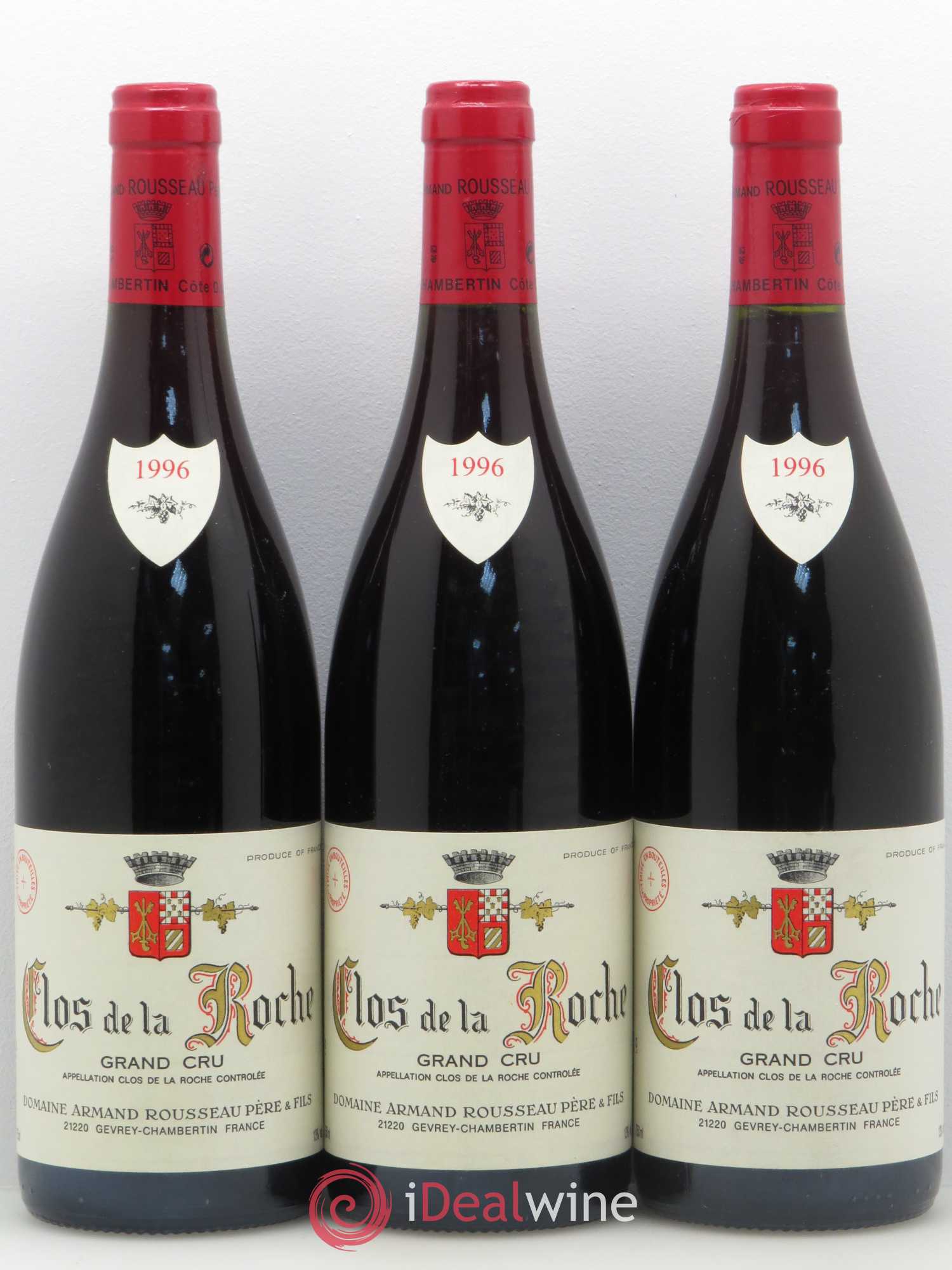 Clos de la Roche Grand Cru Armand Rousseau (Domaine) 1996 - Lot de 6 bouteilles - 2