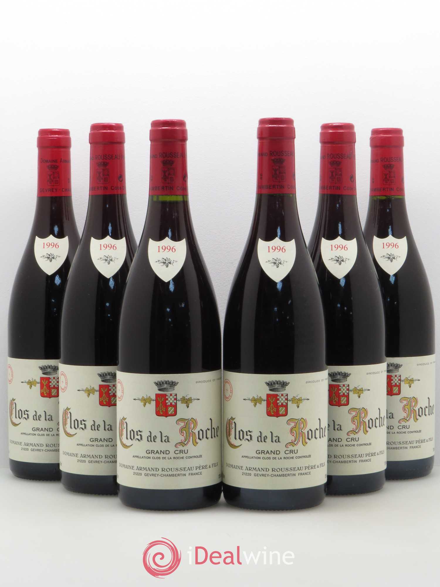 Clos de la Roche Grand Cru Armand Rousseau (Domaine) 1996 - Lot de 6 bouteilles - 0