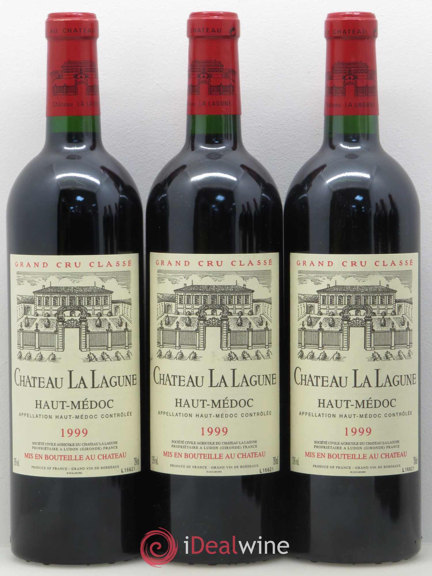 Château la Lagune 3ème Grand Cru Classé 1999 - Lot de 6 bouteilles - 1