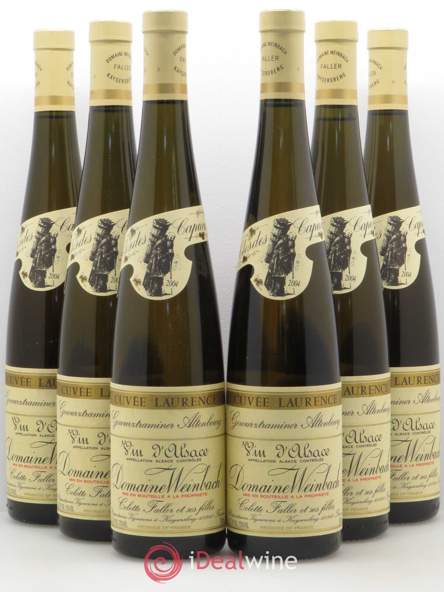 Alsace Gewurztraminer Altenbourg - Cuvée Laurence Weinbach (Domaine) 2004 - Lot de 6 bouteilles - 0