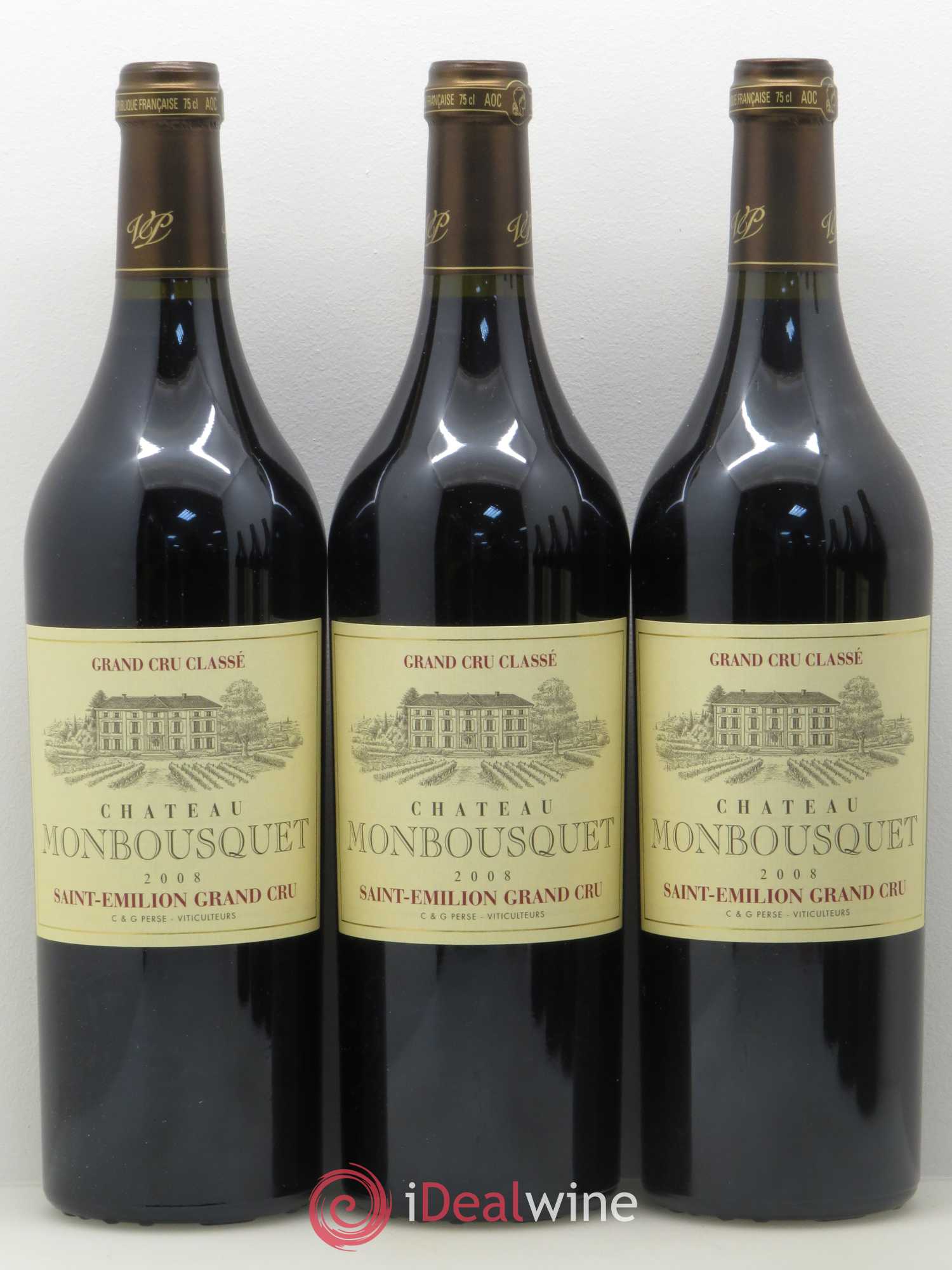 Château Monbousquet Grand Cru Classé 2008 - Lot de 6 bouteilles - 1