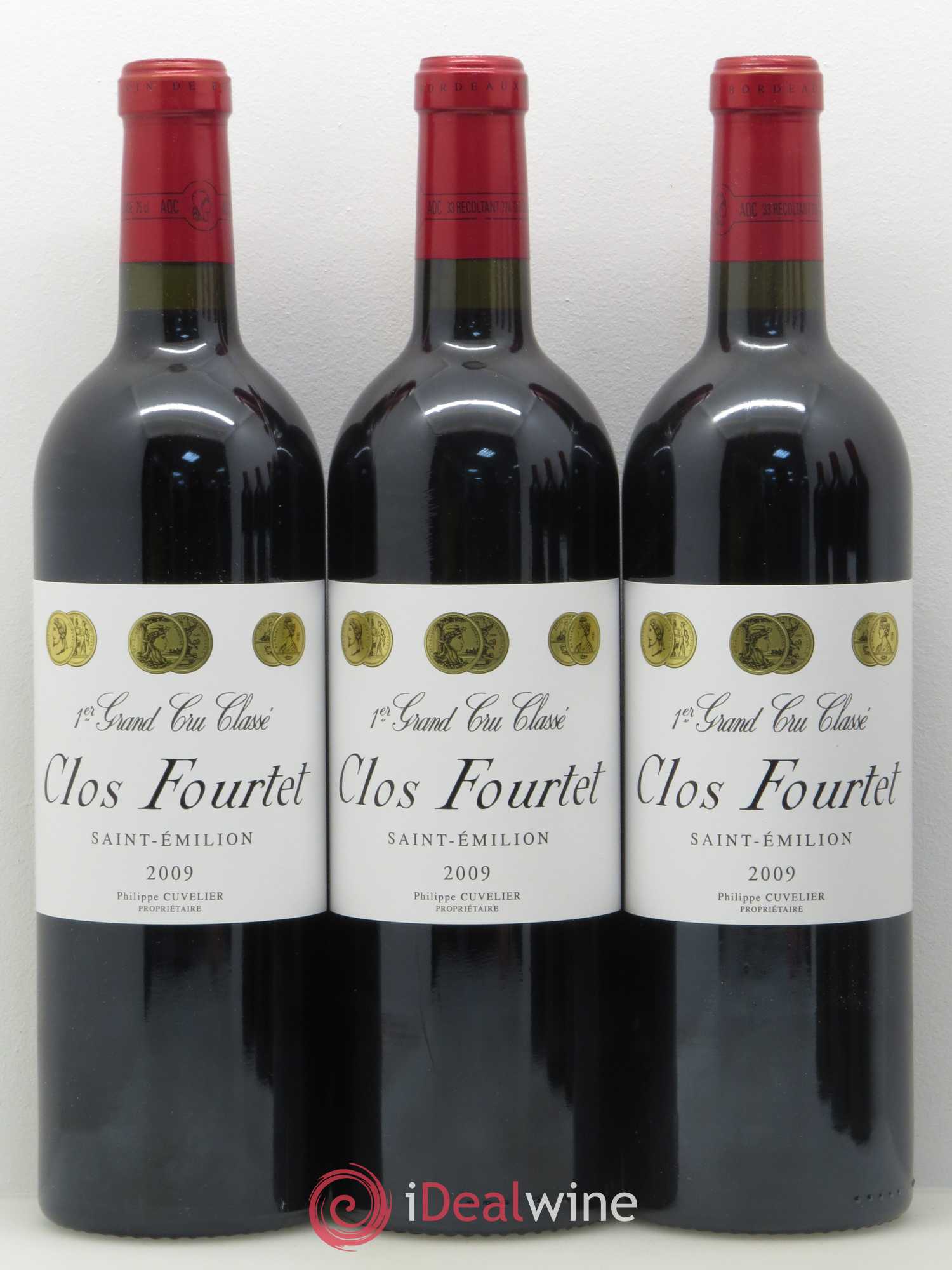 Clos Fourtet 1er Grand Cru Classé B 2009 - Lot de 6 bouteilles - 1