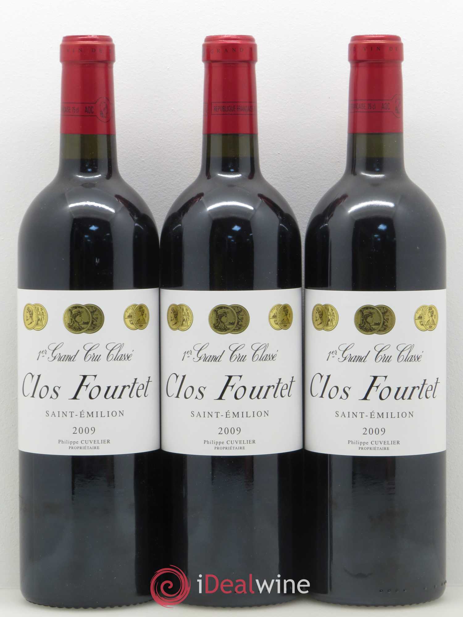 Clos Fourtet 1er Grand Cru Classé B 2009 - Lot de 6 bouteilles - 1