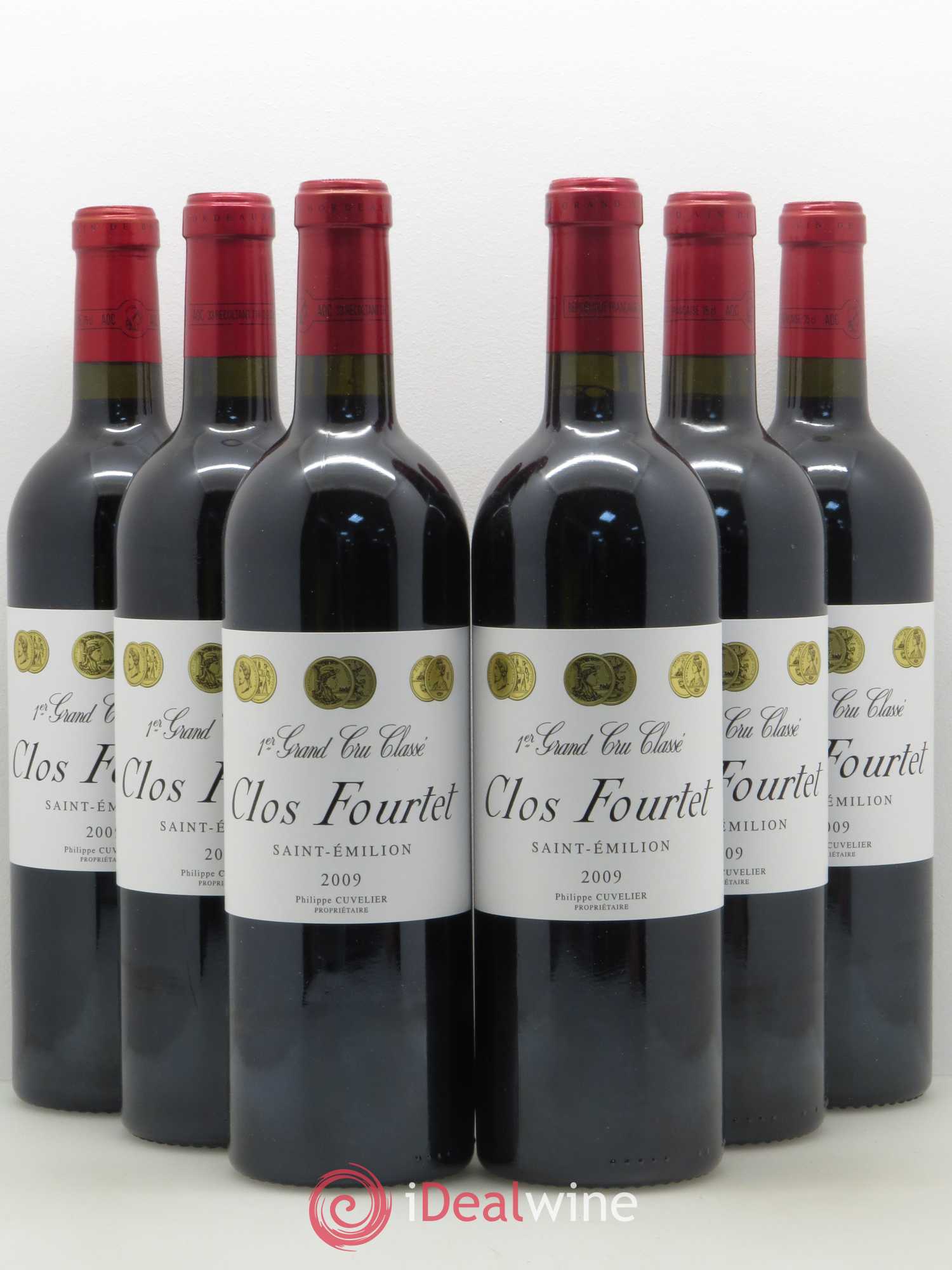 Clos Fourtet 1er Grand Cru Classé B 2009 - Lot de 6 bouteilles - 0