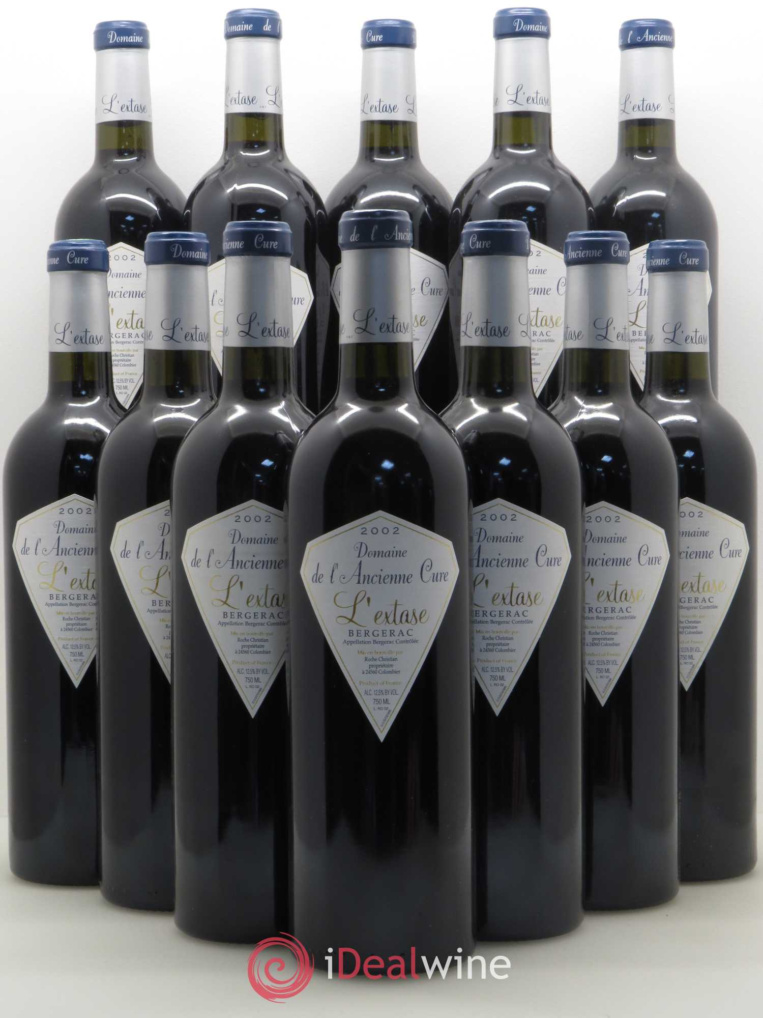 Bergerac Extase Domaine de l'Ancienne cure 2002 - Posten von 12 Flaschen - 0