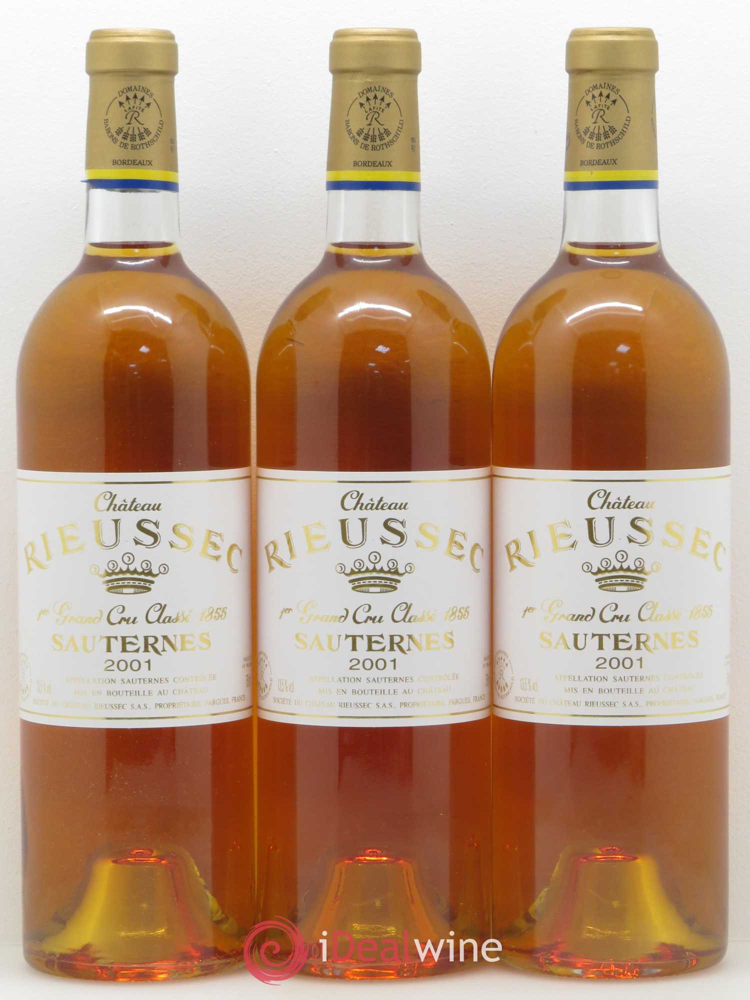 Château Rieussec 1er Grand Cru Classé 2001 - Lotto di 12 bottiglie - 2