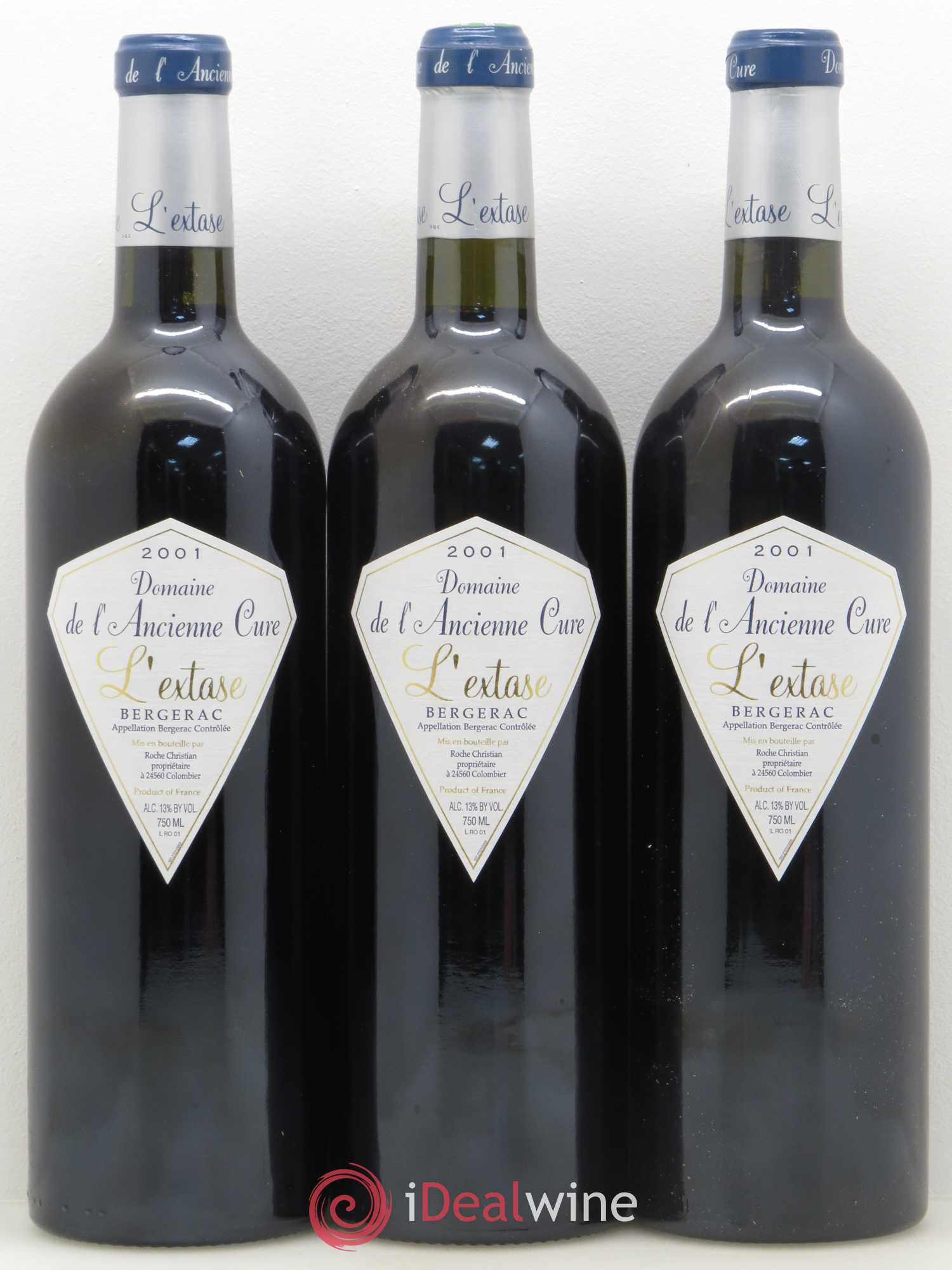Bergerac Extase Domaine de l'Ancienne cure (sans prix de réserve) 2001 - Posten von 12 Flaschen - 3