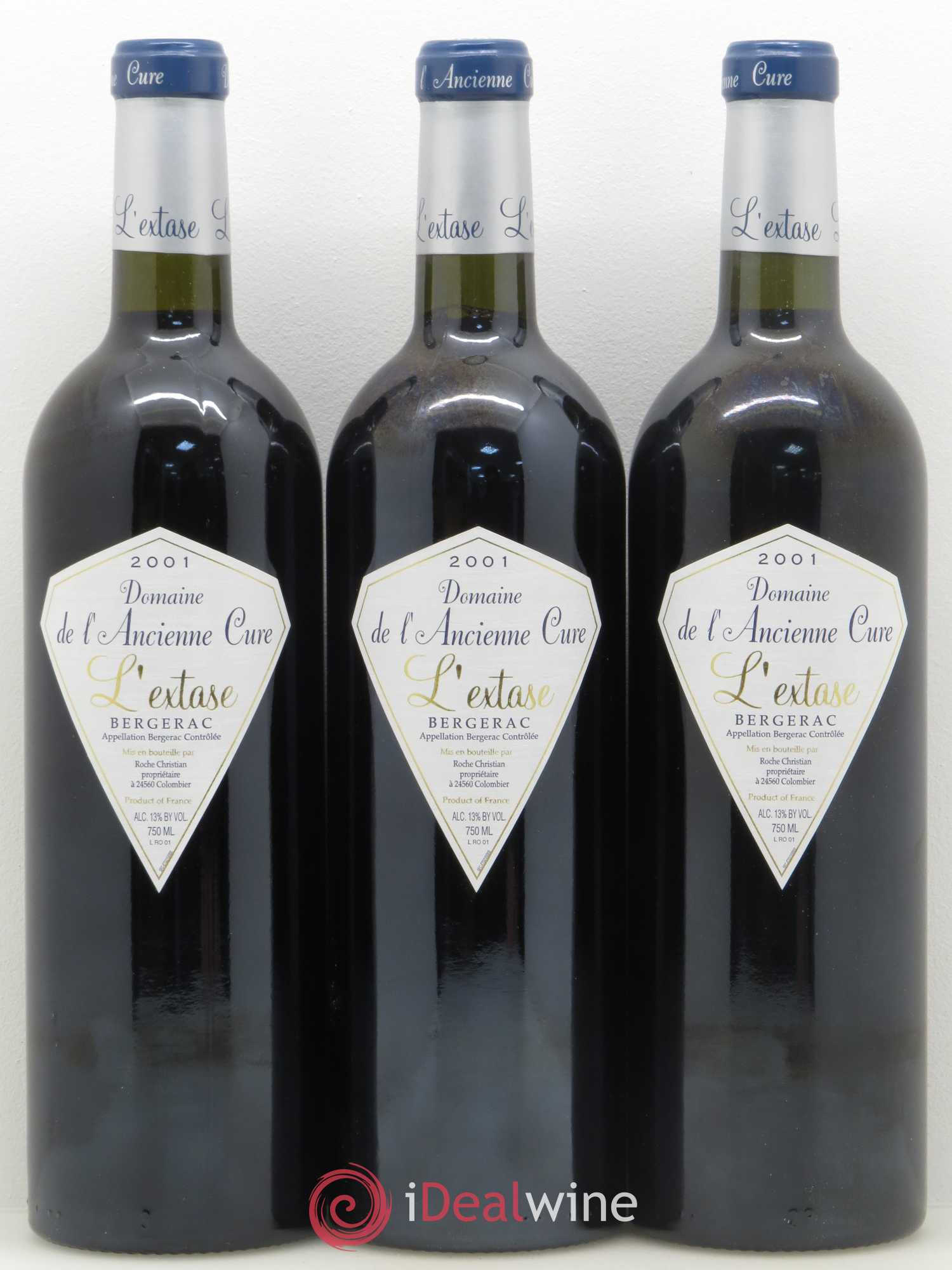 Bergerac Extase Domaine de l'Ancienne cure (sans prix de réserve) 2001 - Posten von 12 Flaschen - 4