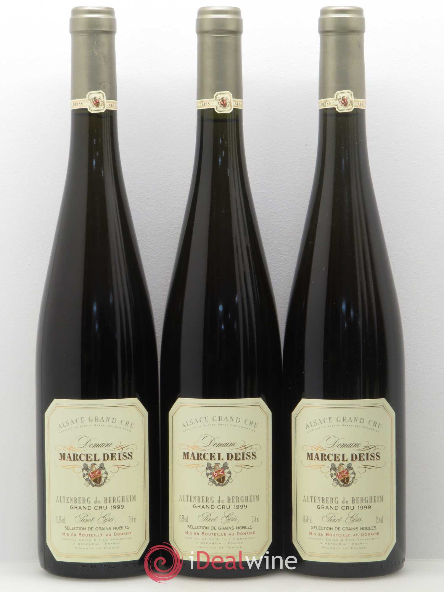 Pinot Gris (Tokay) Sélection de Grains Nobles Altenberg de Bergheim Grand Cru Marcel Deiss (Domaine) 1999 - Lotto di 6 bottiglie - 1