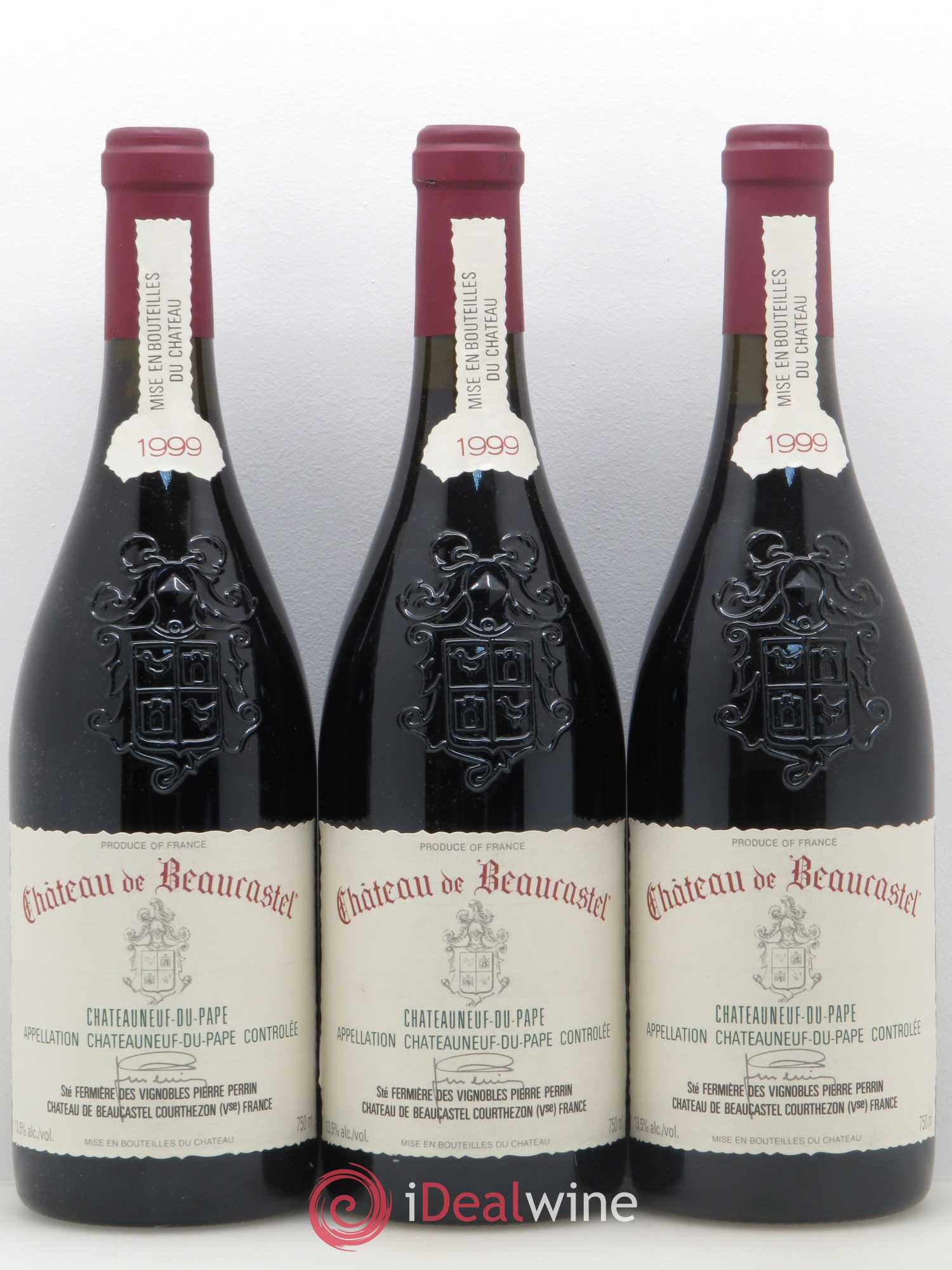 Châteauneuf-du-Pape Château de Beaucastel Famille Perrin 1999 - Lot de 12 bouteilles - 4