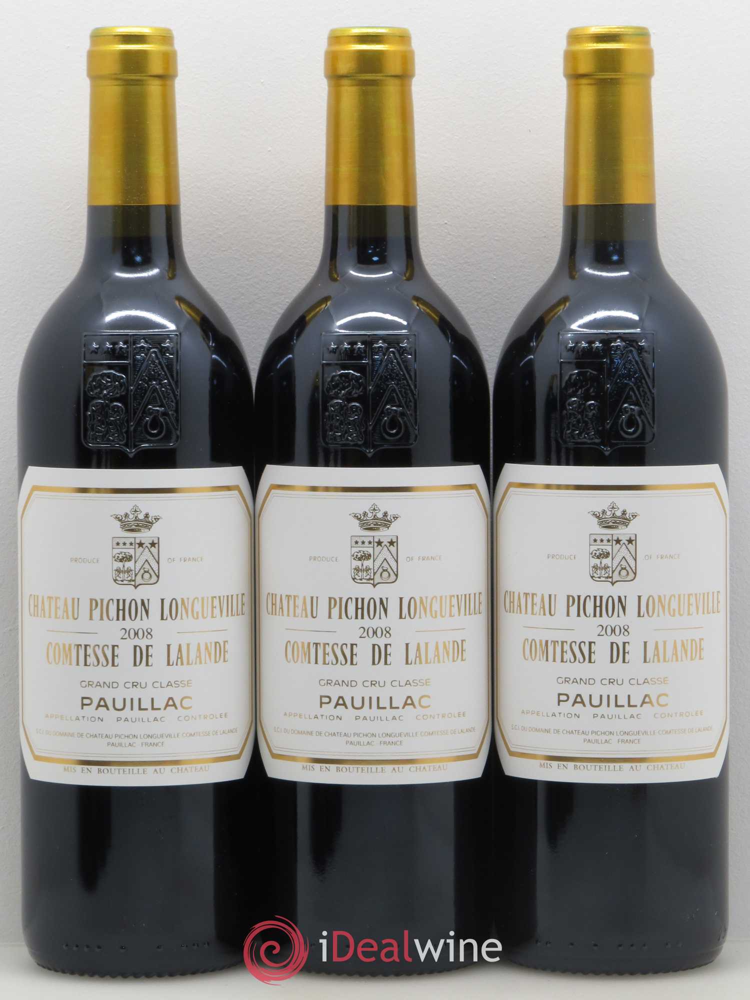 Château Pichon Longueville Comtesse de Lalande 2ème Grand Cru Classé 2008 - Lot de 12 bouteilles - 1