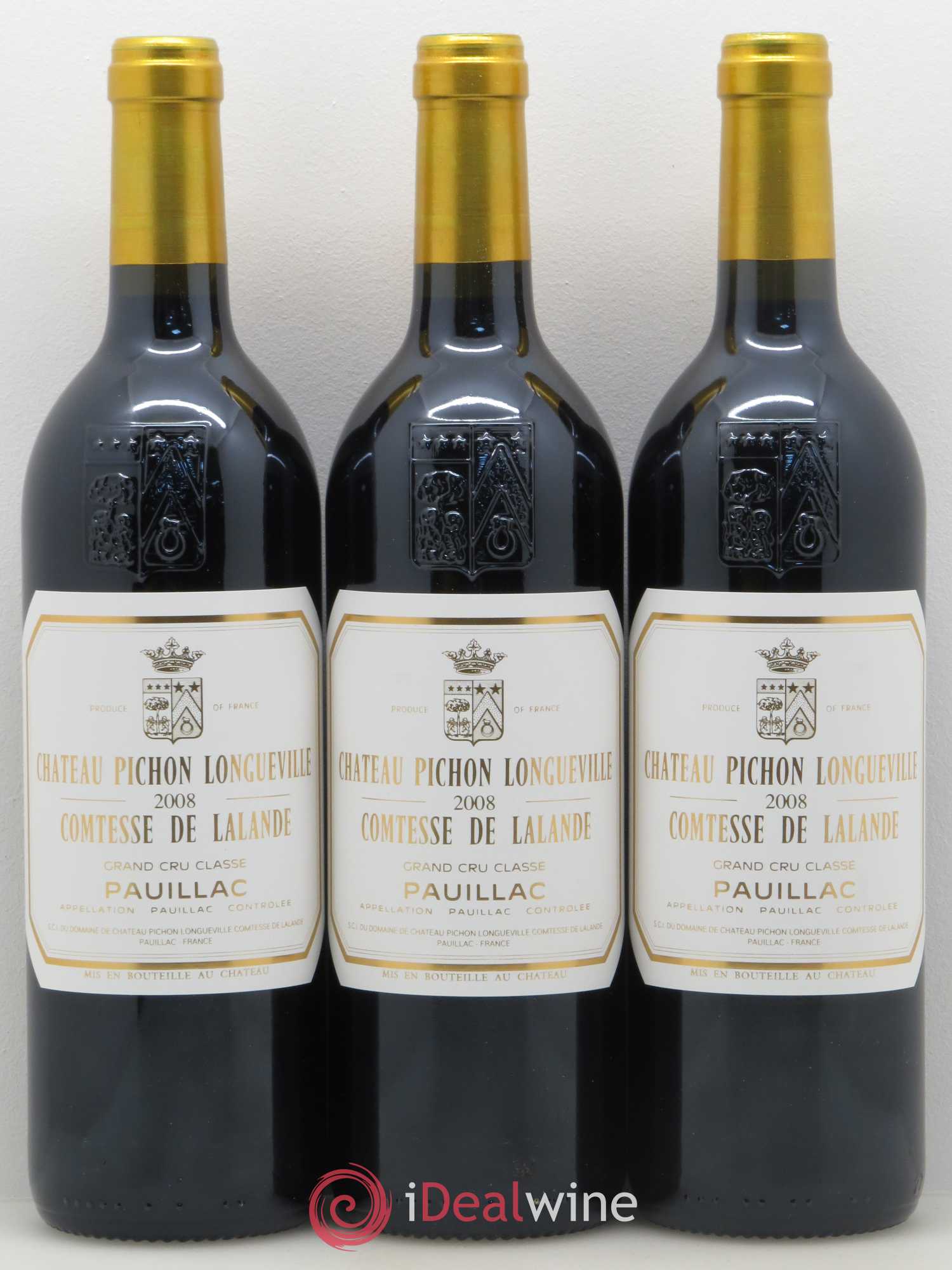Château Pichon Longueville Comtesse de Lalande 2ème Grand Cru Classé 2008 - Lot de 12 bouteilles - 2