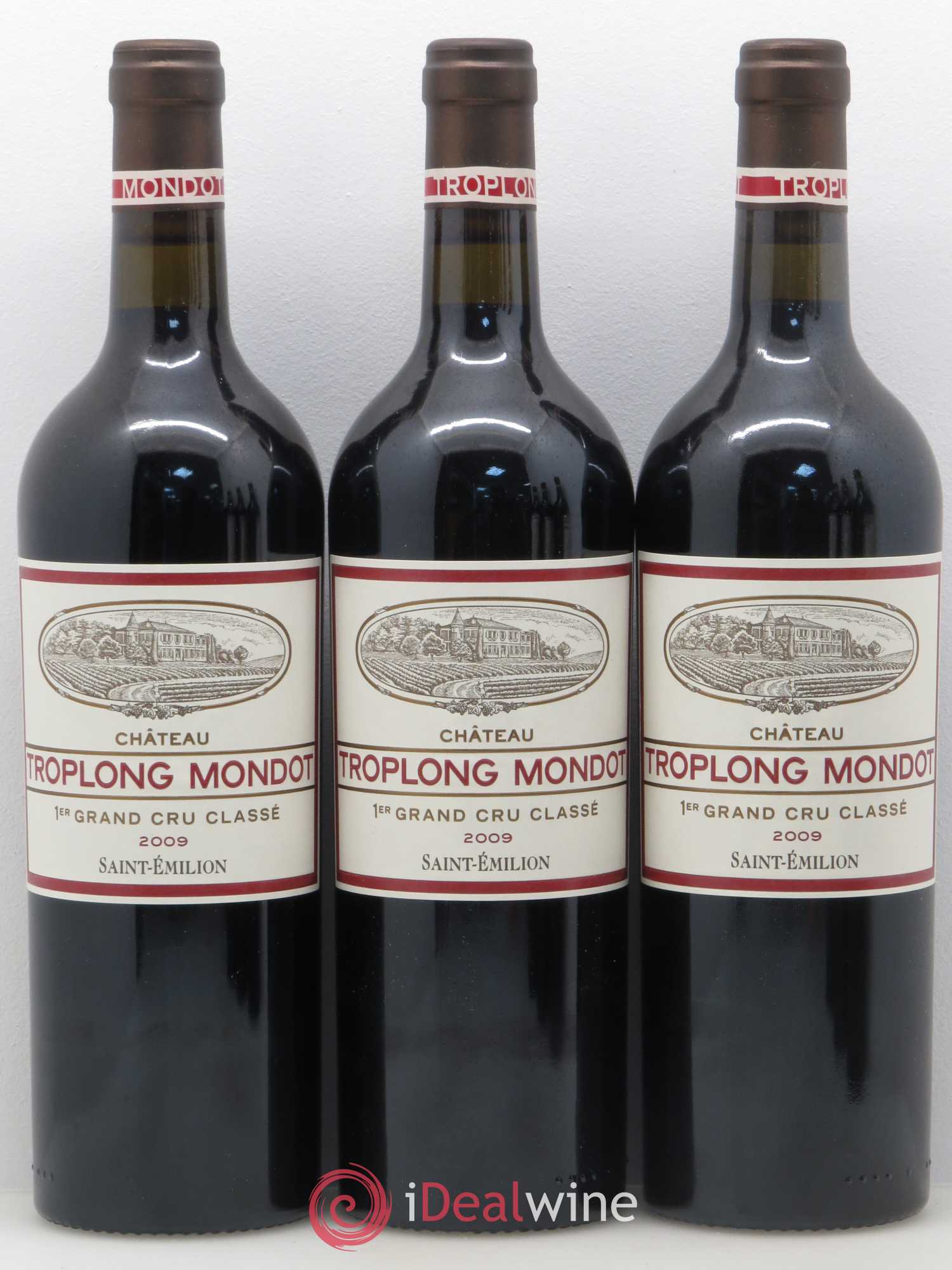 Château Troplong Mondot 1er Grand Cru Classé B 2009 - Lot de 12 bouteilles - 3