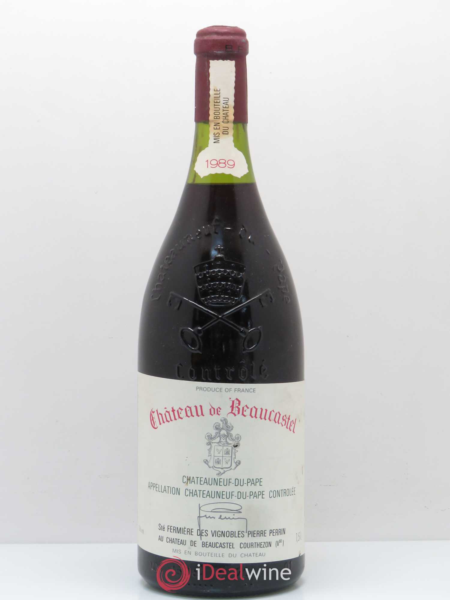 Châteauneuf-du-Pape Château de Beaucastel Famille Perrin 1989 - Lot de 1 magnum - 0
