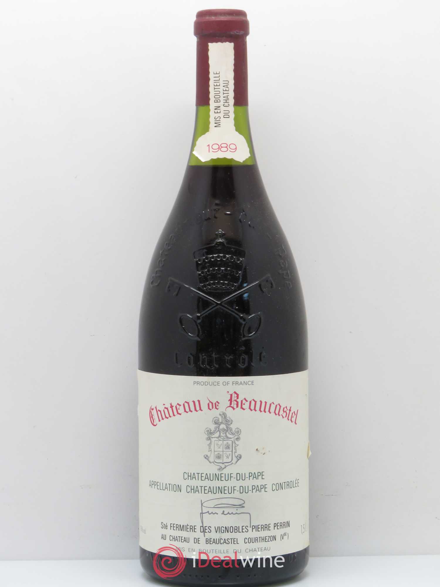 Châteauneuf-du-Pape Château de Beaucastel Famille Perrin 1989 - Lot de 1 magnum - 0