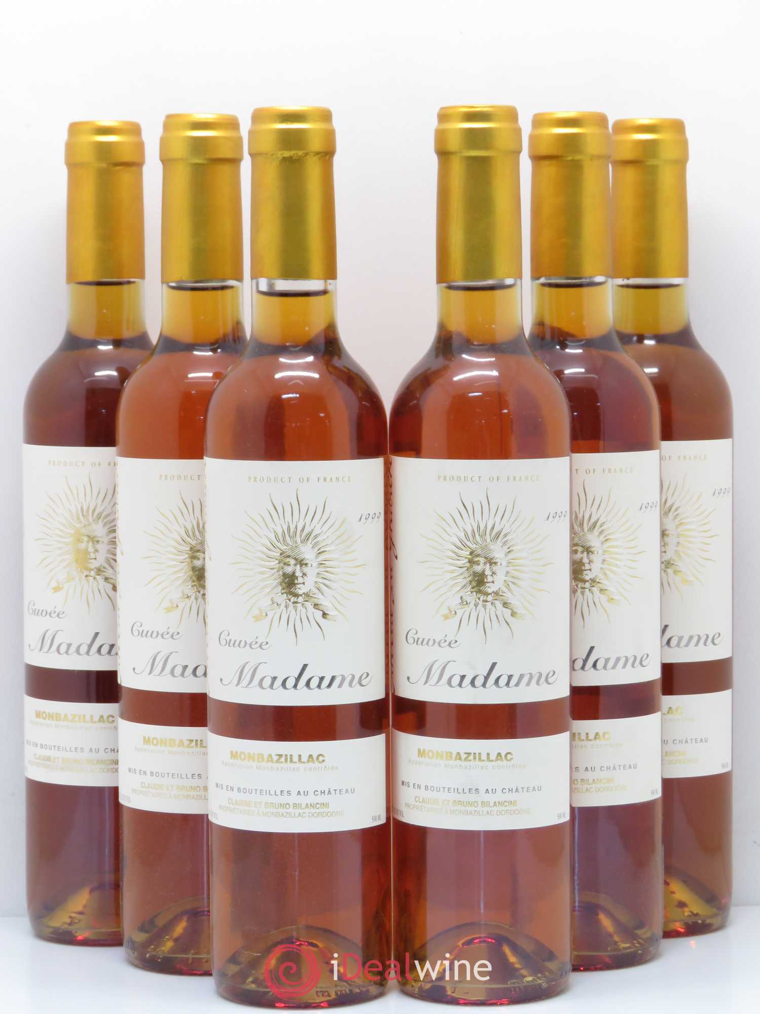 Monbazillac Château Tirecul La Gravière Cuvée Madame Bruno et Claudie Bilancini 1999 - Lotto di 6 bottiglie - 0