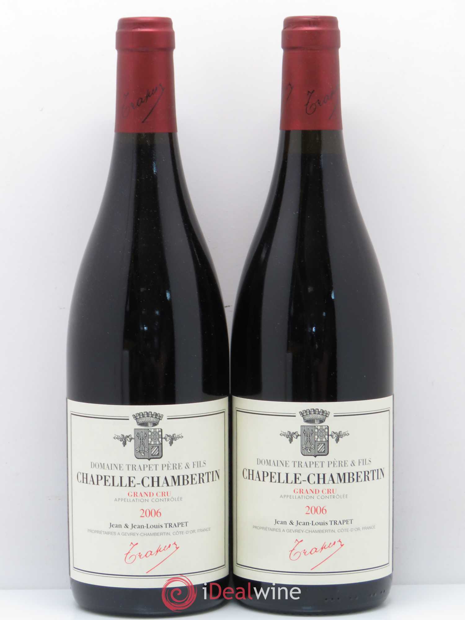 Chapelle-Chambertin Grand Cru Domaine Trapet 2006 - Lot de 2 bouteilles - 0
