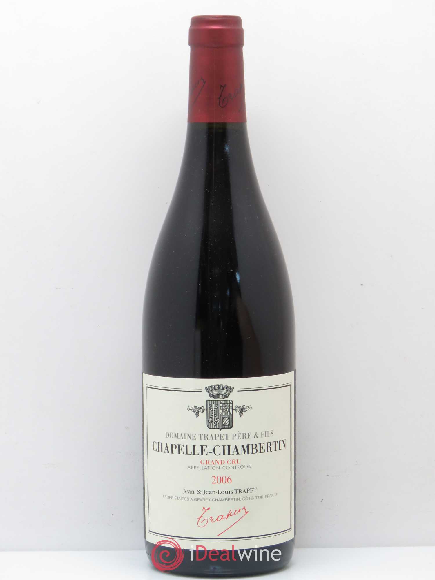 Chapelle-Chambertin Grand Cru Domaine Trapet 2006 - Lot de 1 bouteille - 0