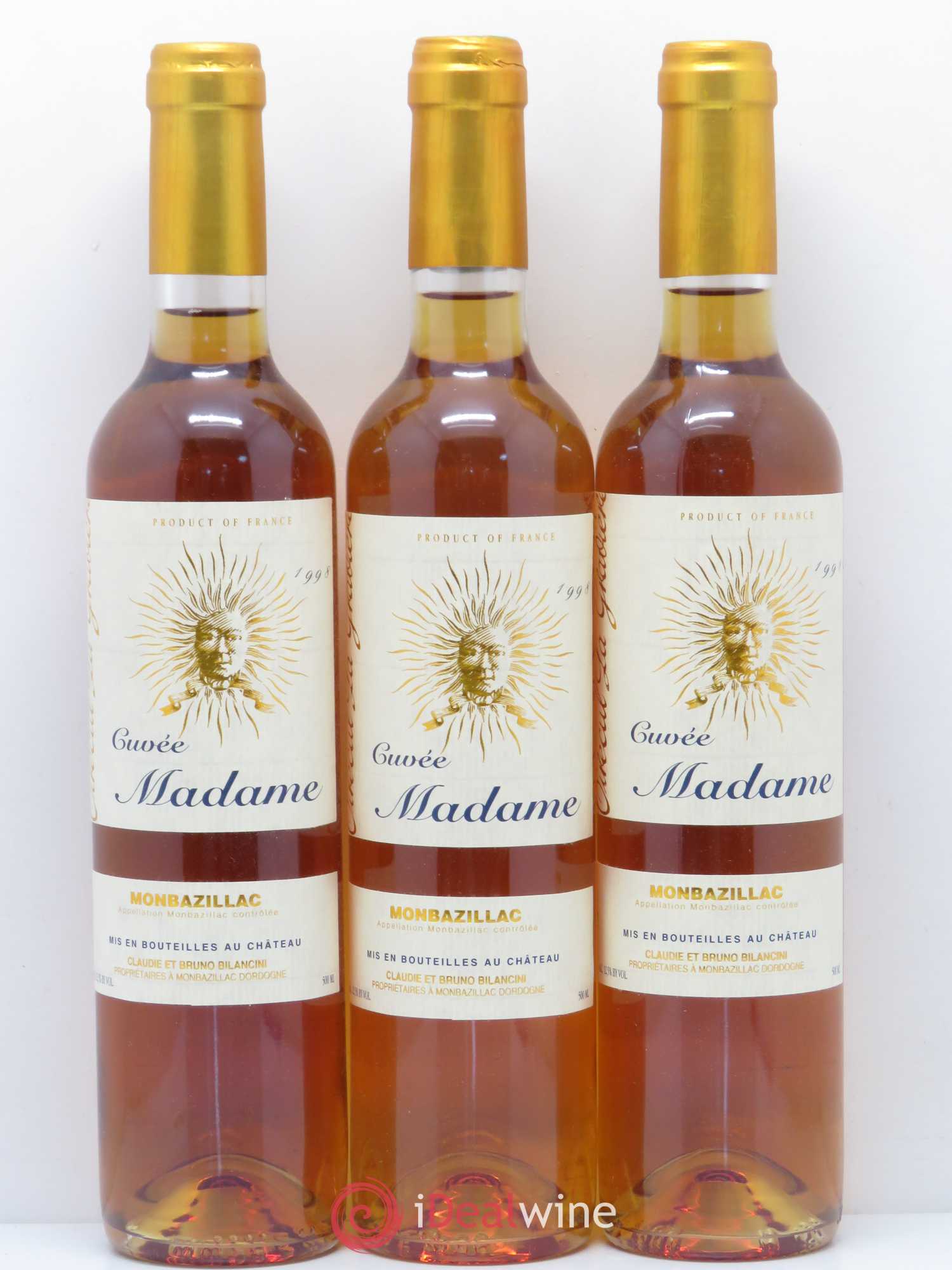 Monbazillac Château Tirecul La Gravière Cuvée Madame Bruno et Claudie Bilancini 1998 - Lotto di 12 bottiglie - 3