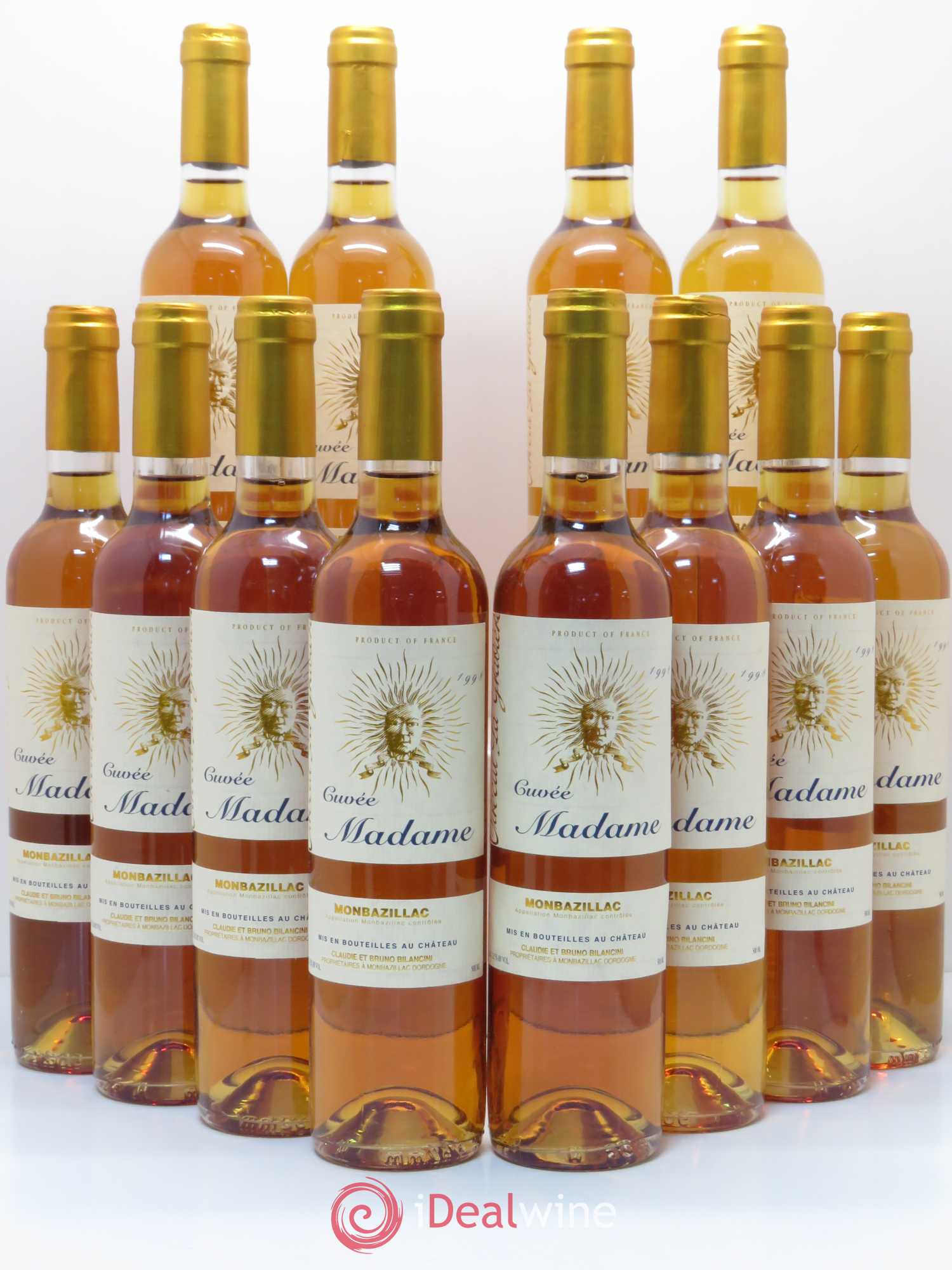 Monbazillac Château Tirecul La Gravière Cuvée Madame Bruno et Claudie Bilancini 1998 - Lotto di 12 bottiglie - 0