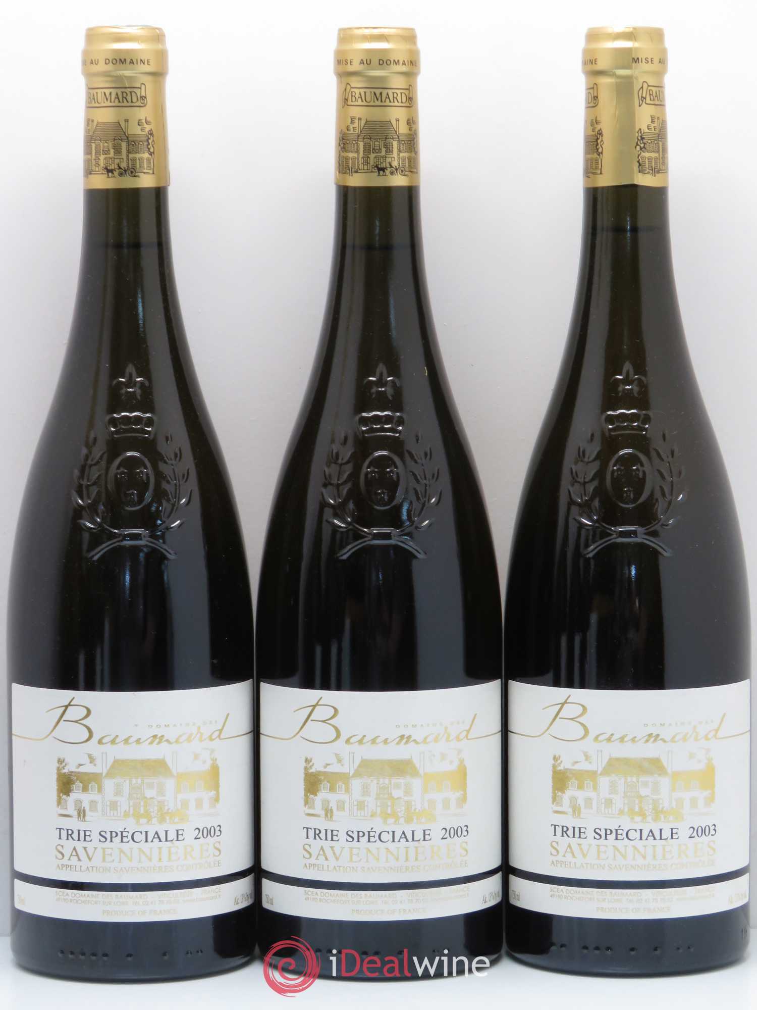 Savennières Tri spéciale Baumard (sans prix de réserve) 2003 - Posten von 6 Flaschen - 1