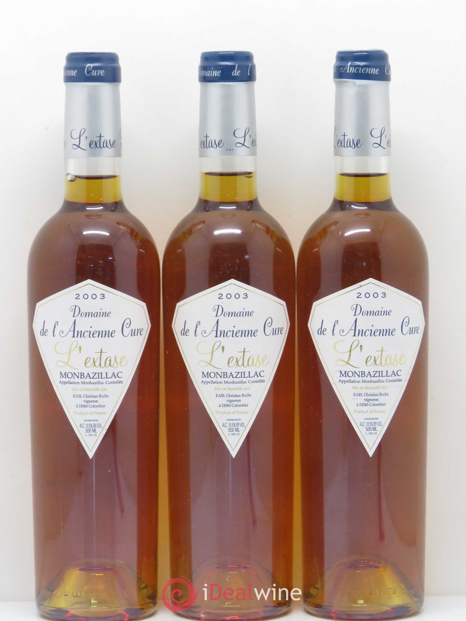 Monbazillac Extase Ancienne cure 2003 - Lotto di 6 bottiglie - 2