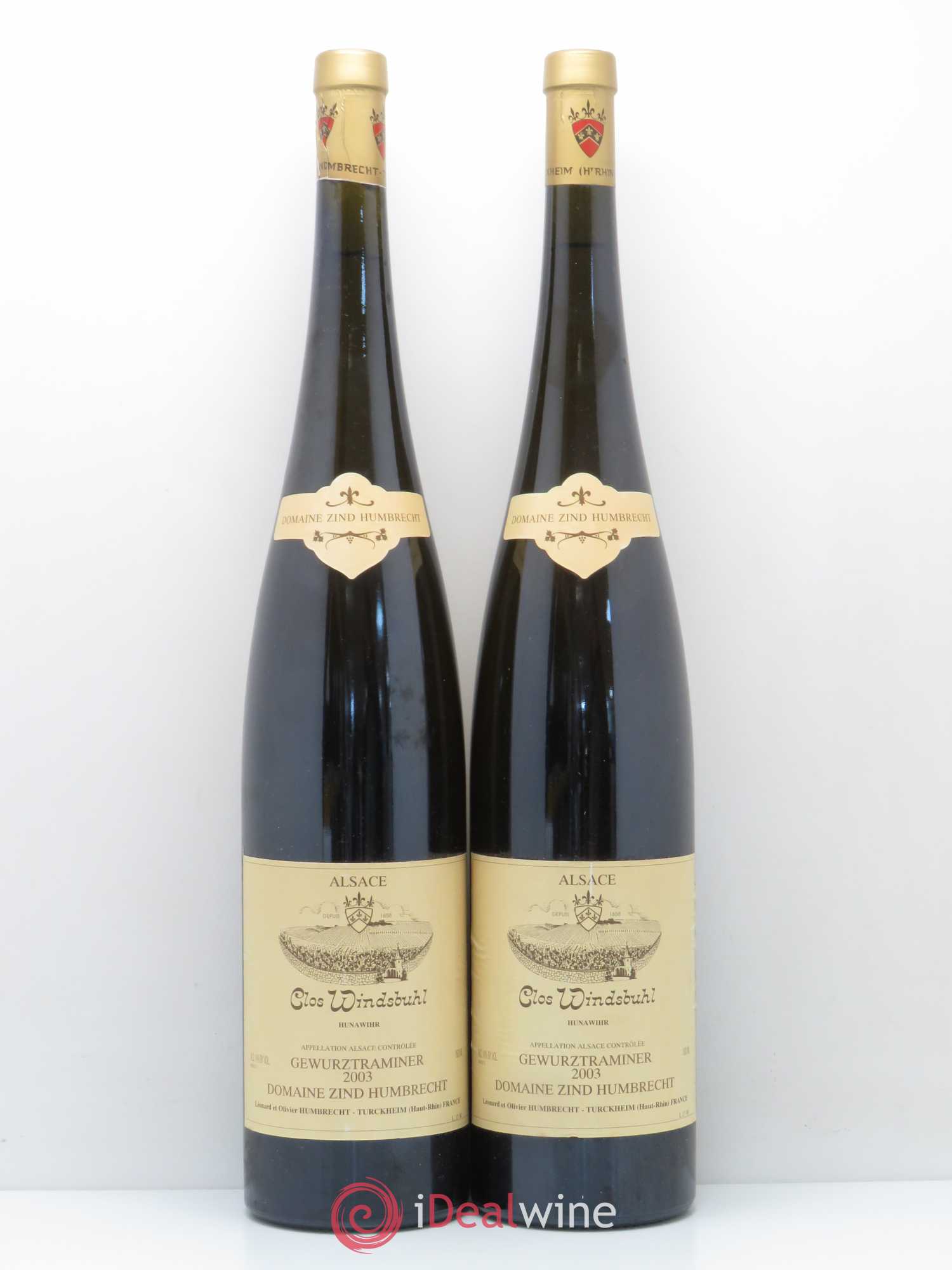Alsace Gewurztraminer Clos Windsbuhl Zind-Humbrecht (Domaine) 2003 - Lot de 2 magnums - 0