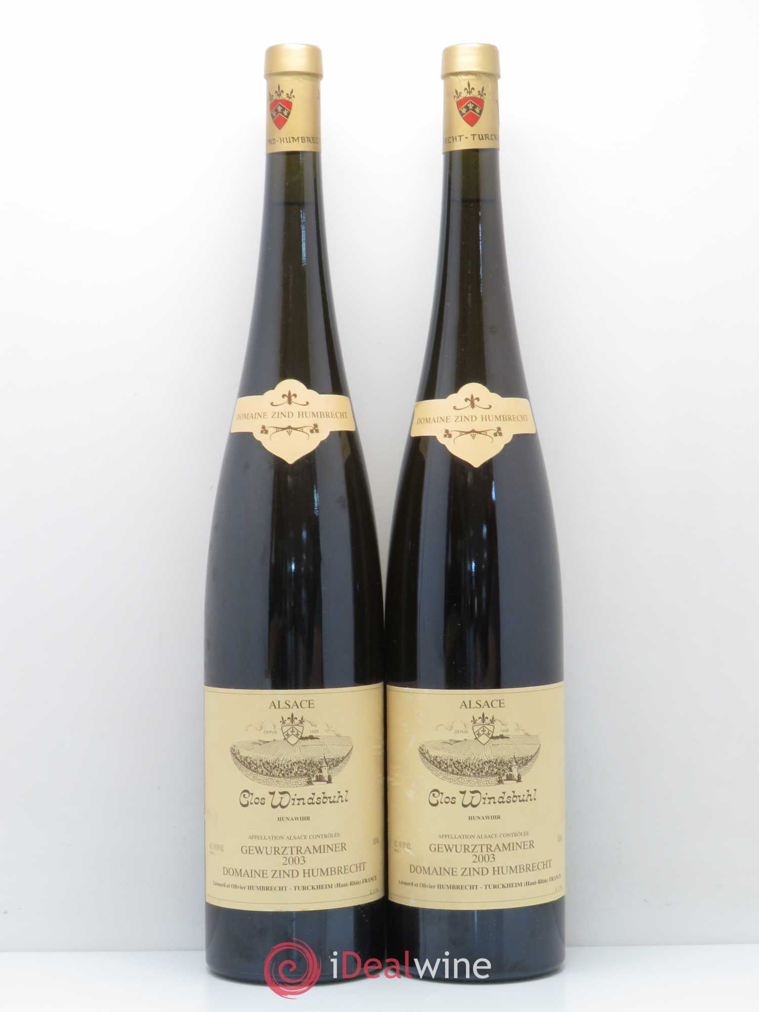 Alsace Gewurztraminer Clos Windsbuhl Zind-Humbrecht (Domaine) 2003 - Lot de 2 magnums - 0