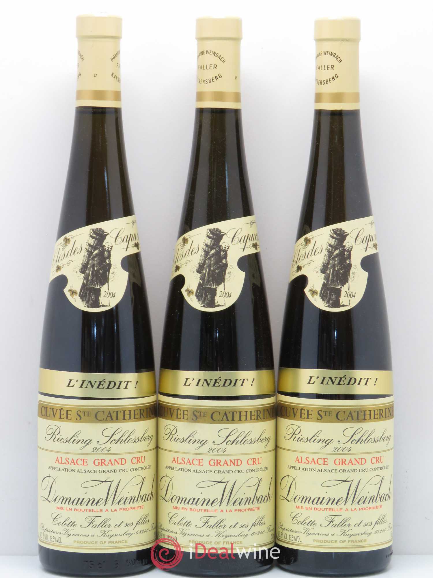 Alsace Riesling Grand Cru Schlossberg Cuvée Sainte Catherine l'Inédit Weinbach (Domaine) 2004 - Lot de 6 bouteilles - 2
