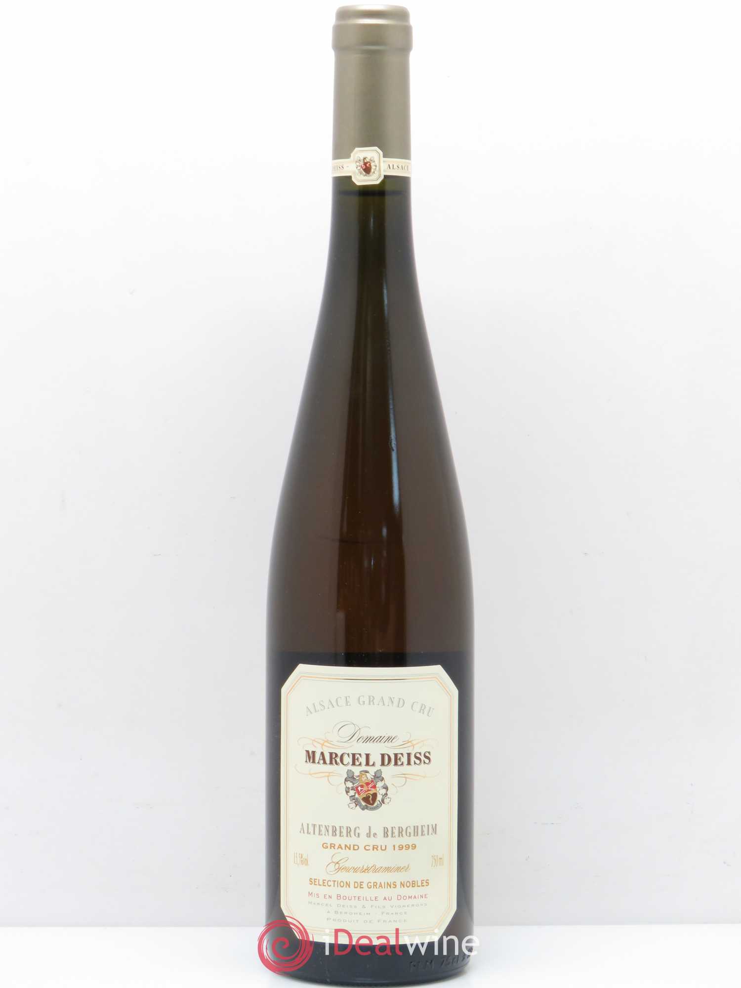 Alsace Gewurztraminer Sélection de Grains Nobles Grand Cru Altenberg de Bergheim Marcel Deiss (Domaine) 1999 - Posten von 1 Flasche - 0