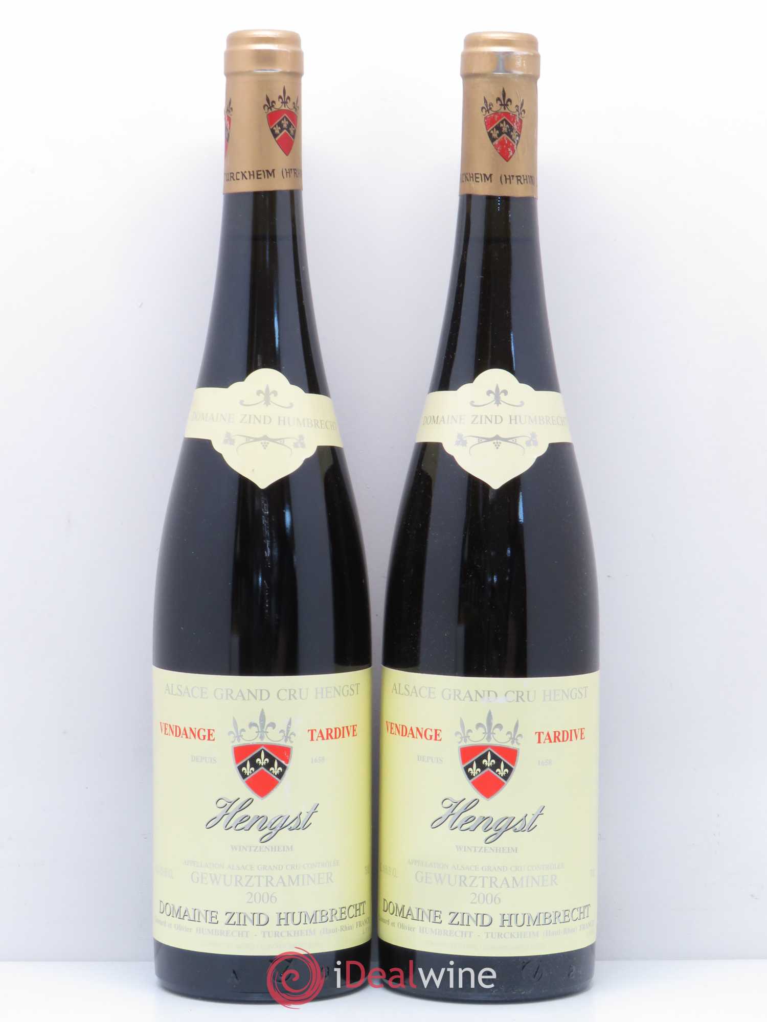 Alsace Gewurztraminer Grand Cru Hengst Zind-Humbrecht (Domaine) Wintzenheim 2006 - Lotto di 2 bottiglie - 0