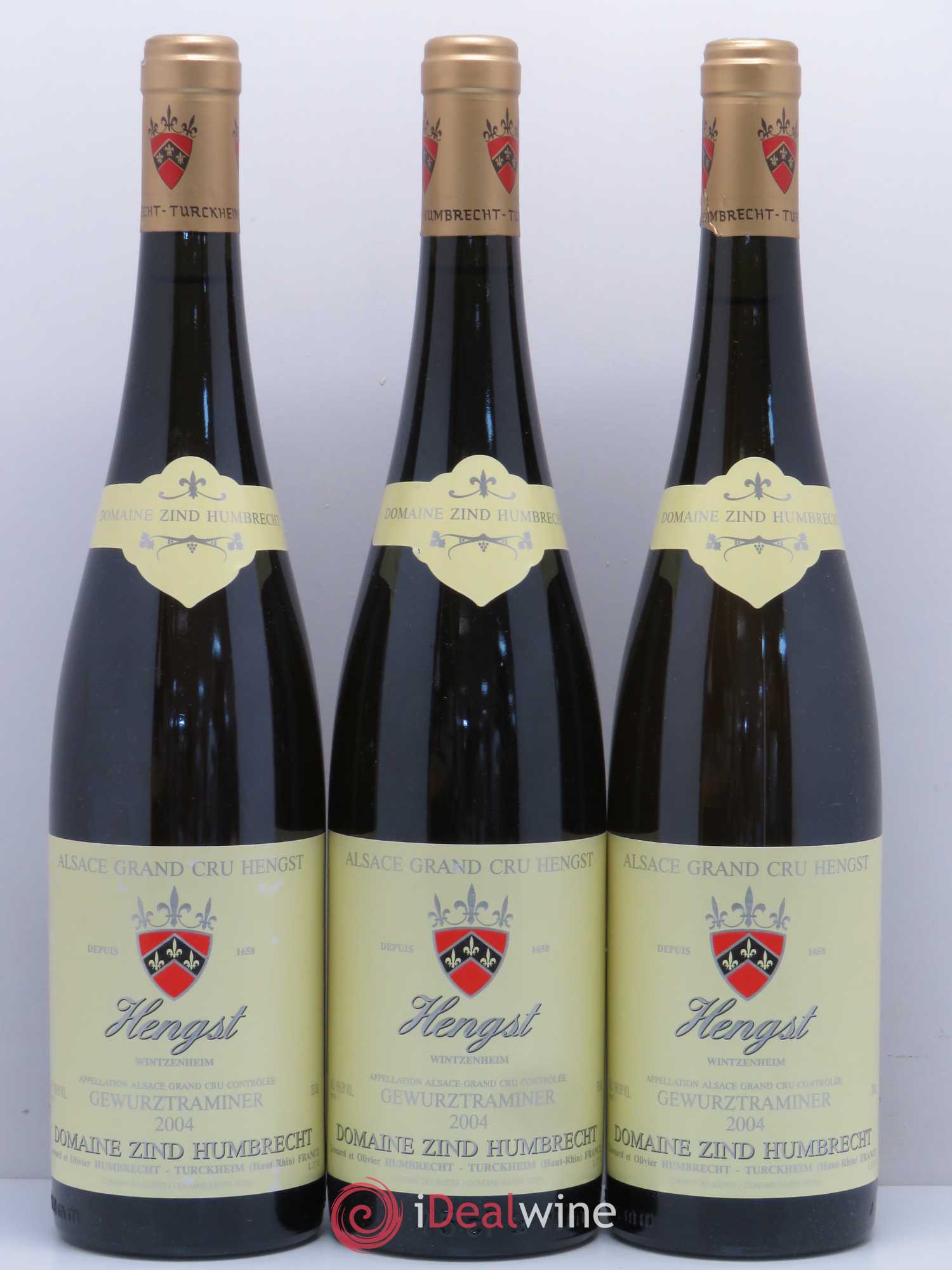 Alsace Gewurztraminer Zind-Humbrecht (Domaine) Hengst Wintzenheim 2004 - Posten von 3 Flaschen - 0