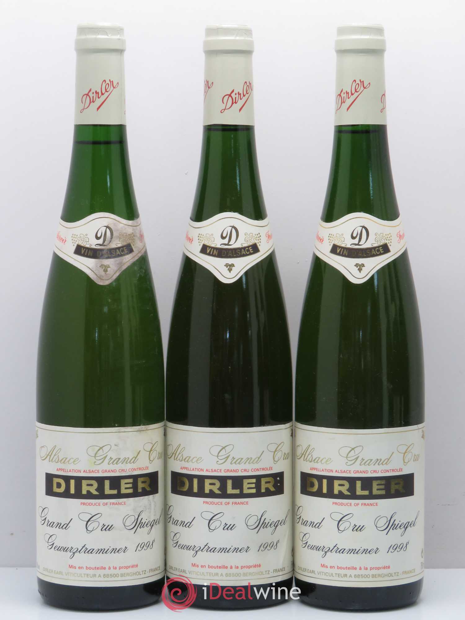 Gewurztraminer Spielgel Dirler (sans prix de réserve) 1998 - Posten von 6 Flaschen - 1
