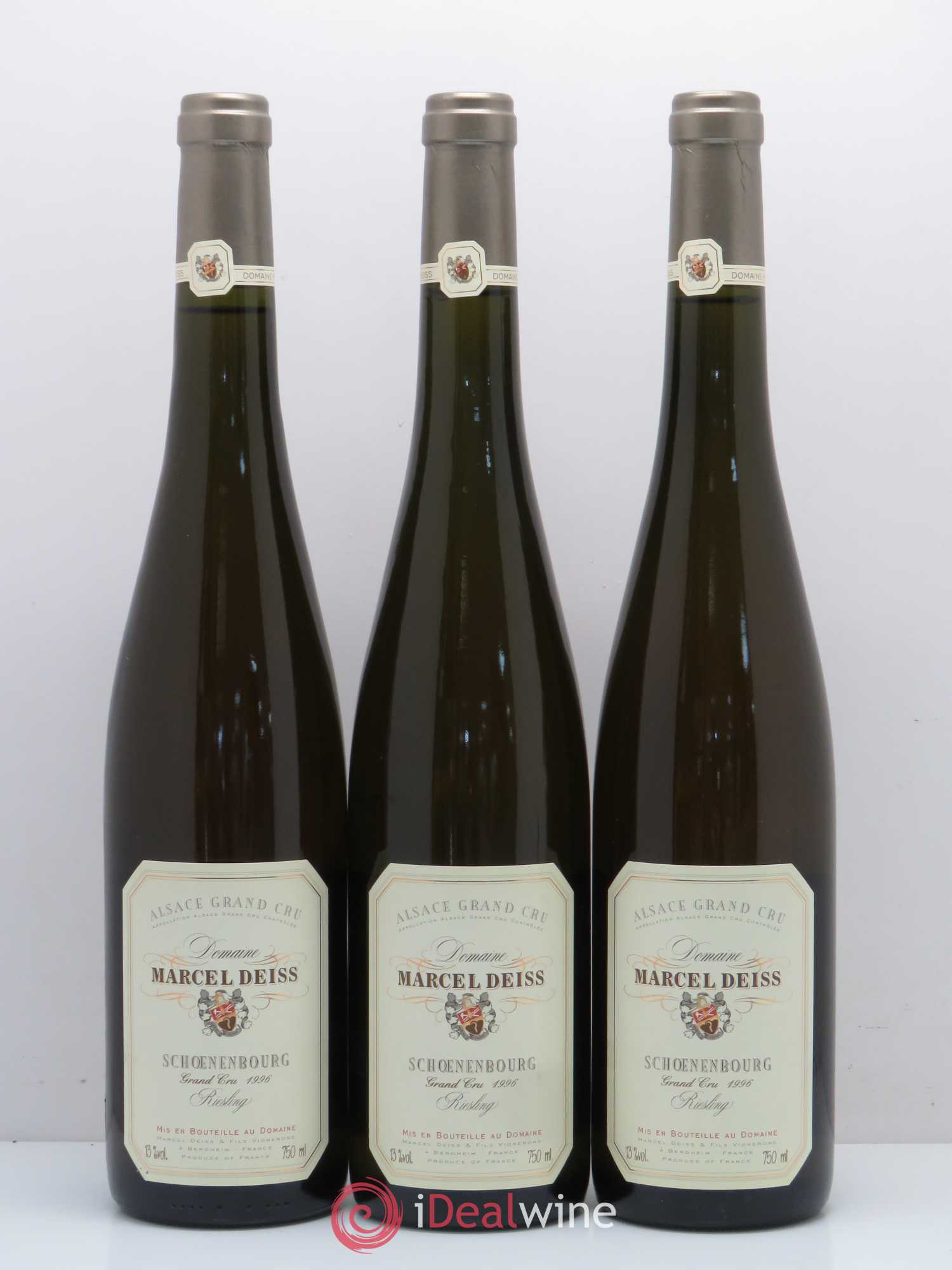 Alsace Grand Cru Schoenenbourg Marcel Deiss (Domaine) 1996 - Lot de 6 bouteilles - 2