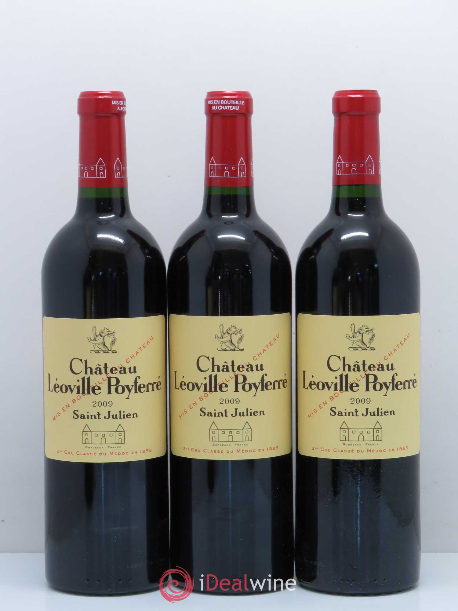 Château Léoville Poyferré 2ème Grand Cru Classé 2009 - Lot de 12 bouteilles - 1
