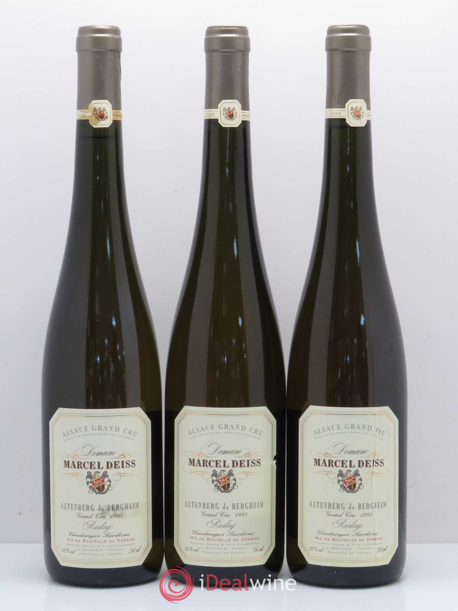 Alsace Grand Cru Altenberg de Bergheim Marcel Deiss (Domaine) Vendanges tardives 1995 - Lotto di 6 bottiglie - 2