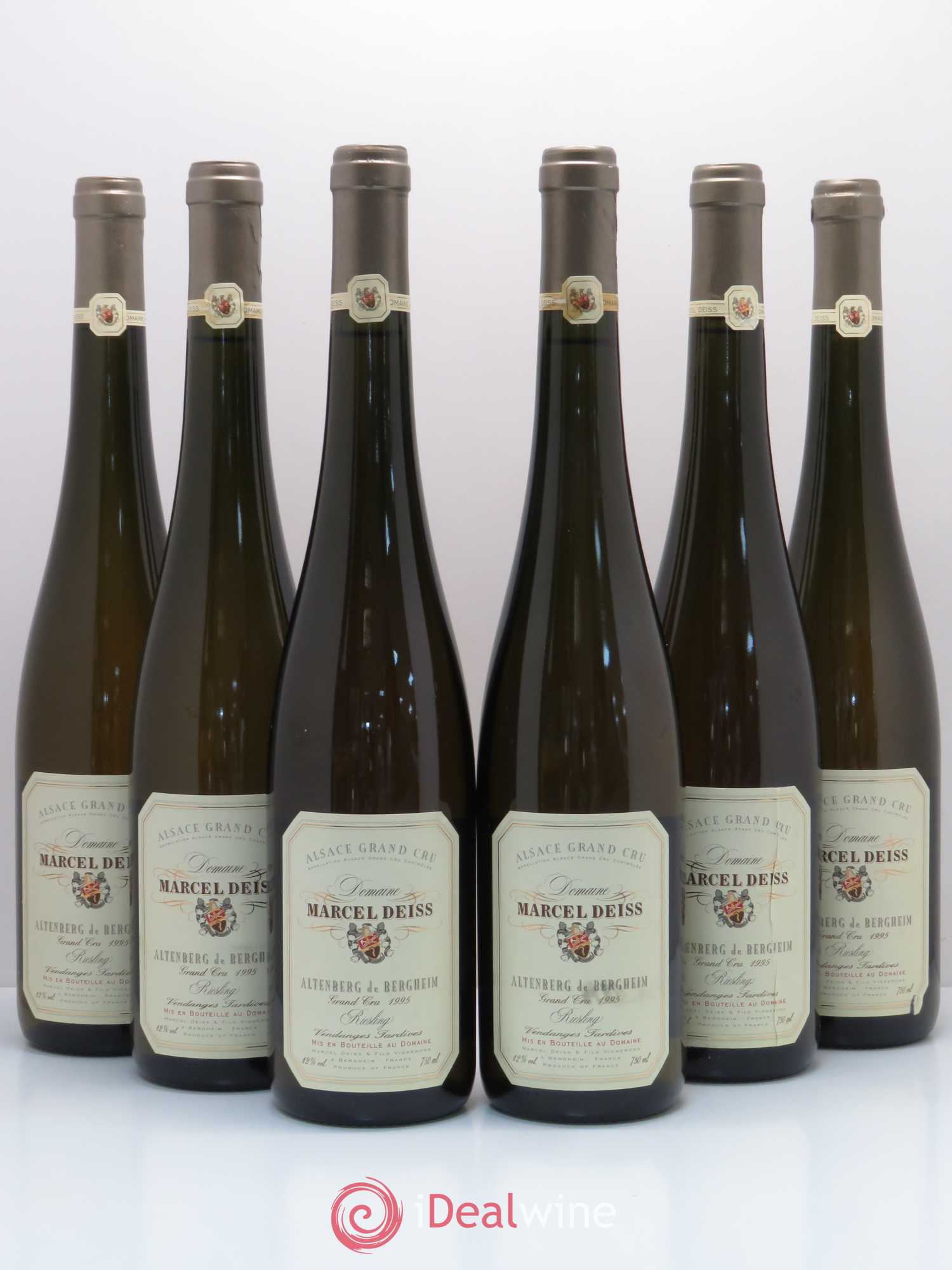Alsace Grand Cru Altenberg de Bergheim Marcel Deiss (Domaine) Vendanges tardives 1995 - Lotto di 6 bottiglie - 0