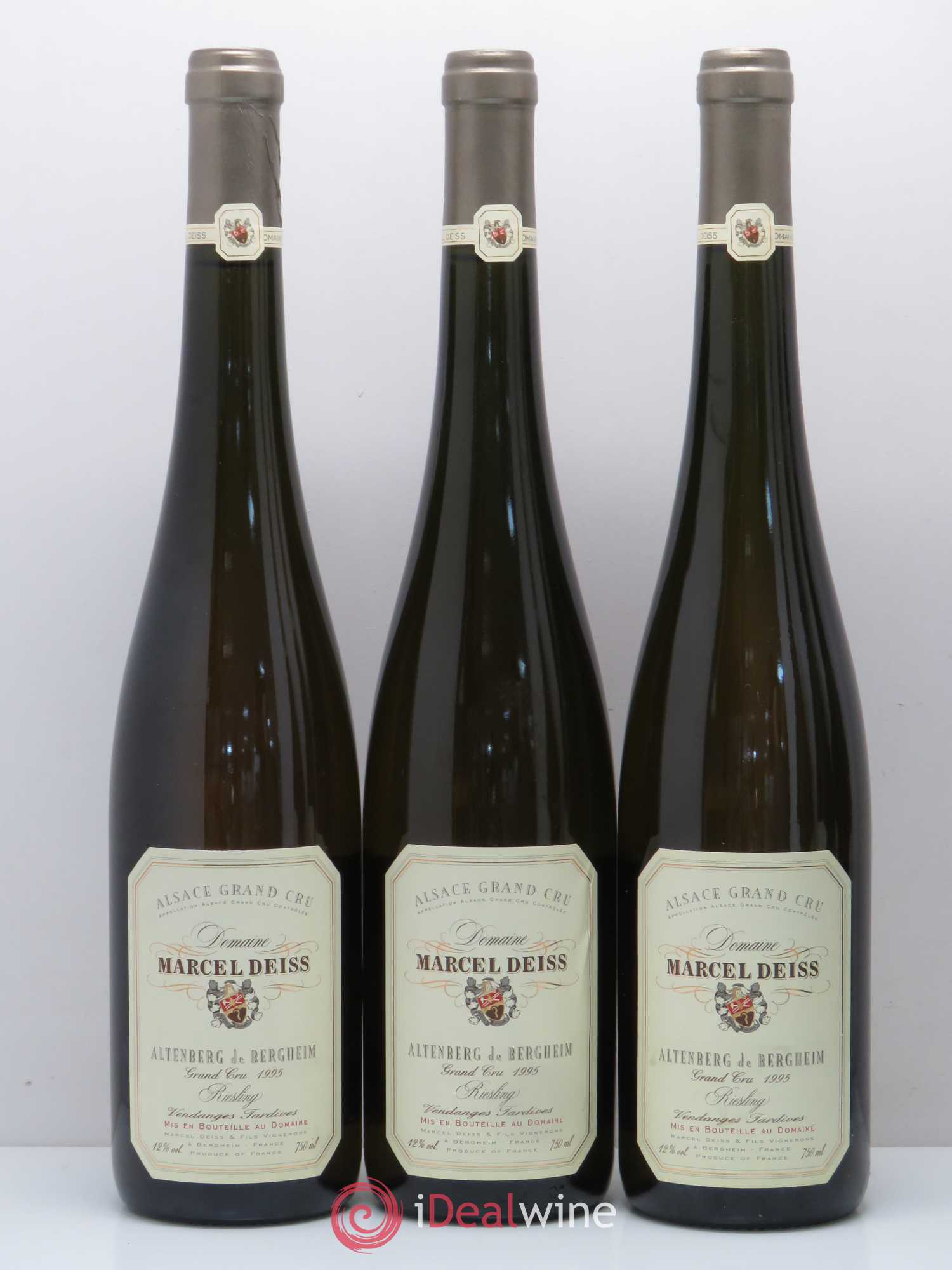Alsace Grand Cru Altenberg de Bergheim Marcel Deiss (Domaine) Vendanges tardives 1995 - Lotto di 6 bottiglie - 1