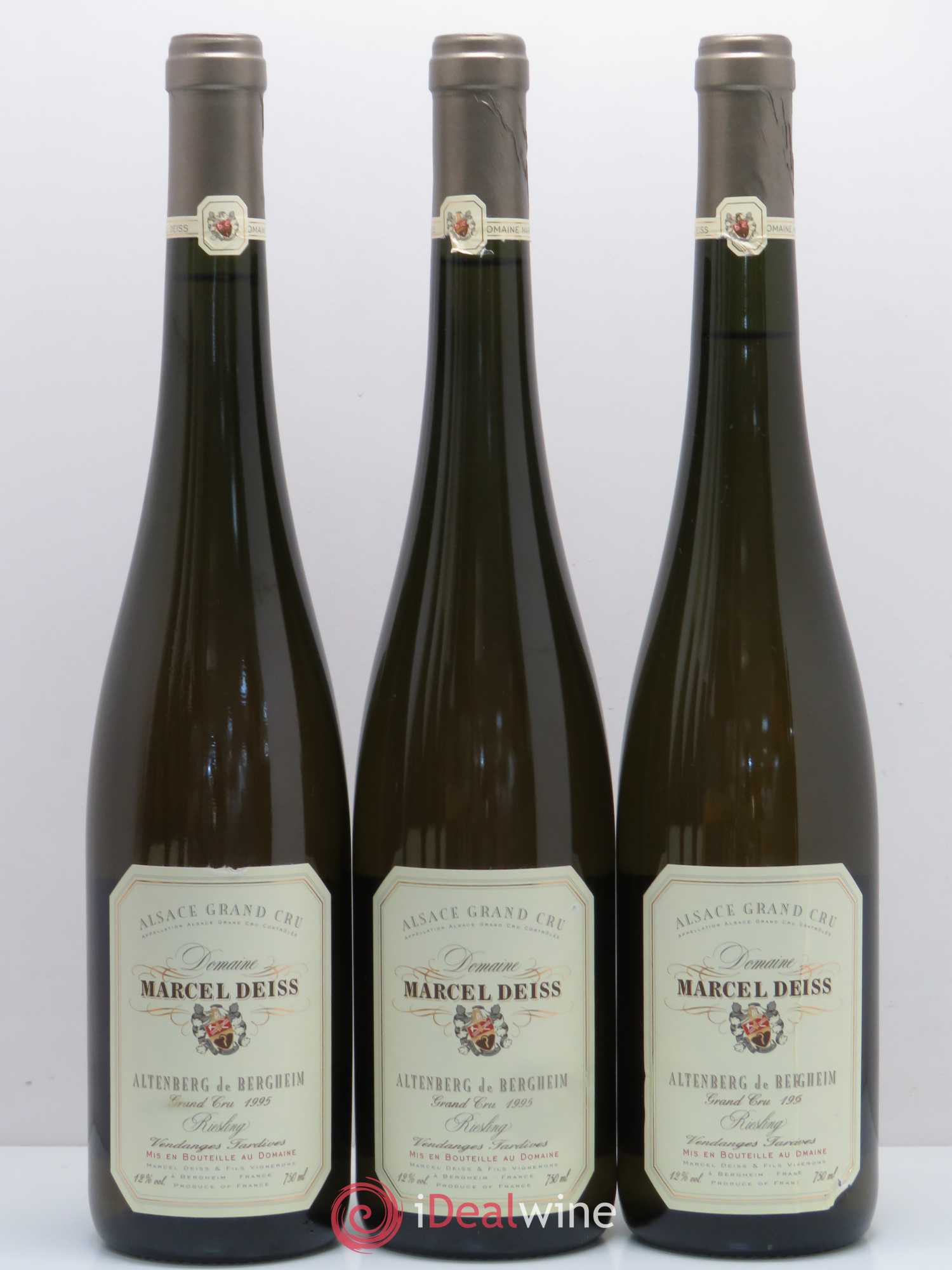 Alsace Grand Cru Altenberg de Bergheim Marcel Deiss (Domaine) Vendanges tardives 1995 - Lotto di 6 bottiglie - 2
