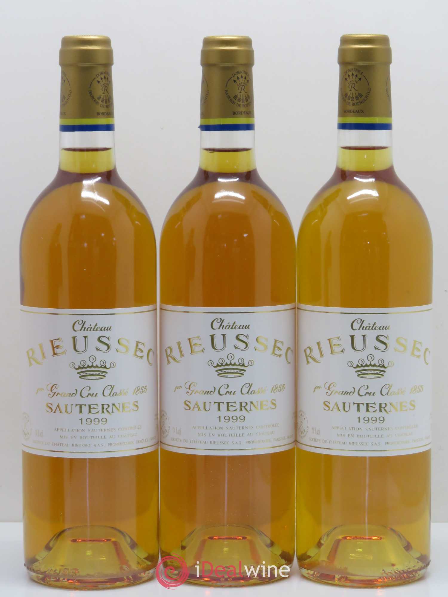 Château Rieussec 1er Grand Cru Classé 1999 - Posten von 12 Flaschen - 2